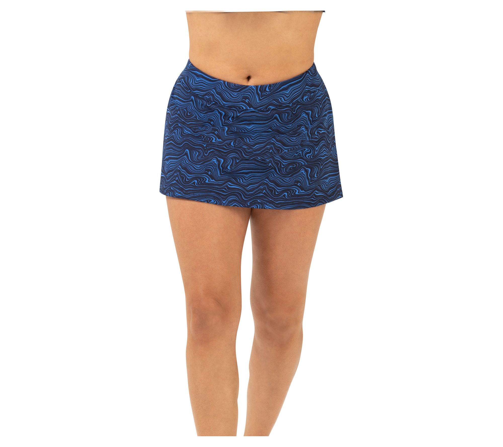 Dolfin Aquashape Womens Print A-Line Swim Skirtin Waverly