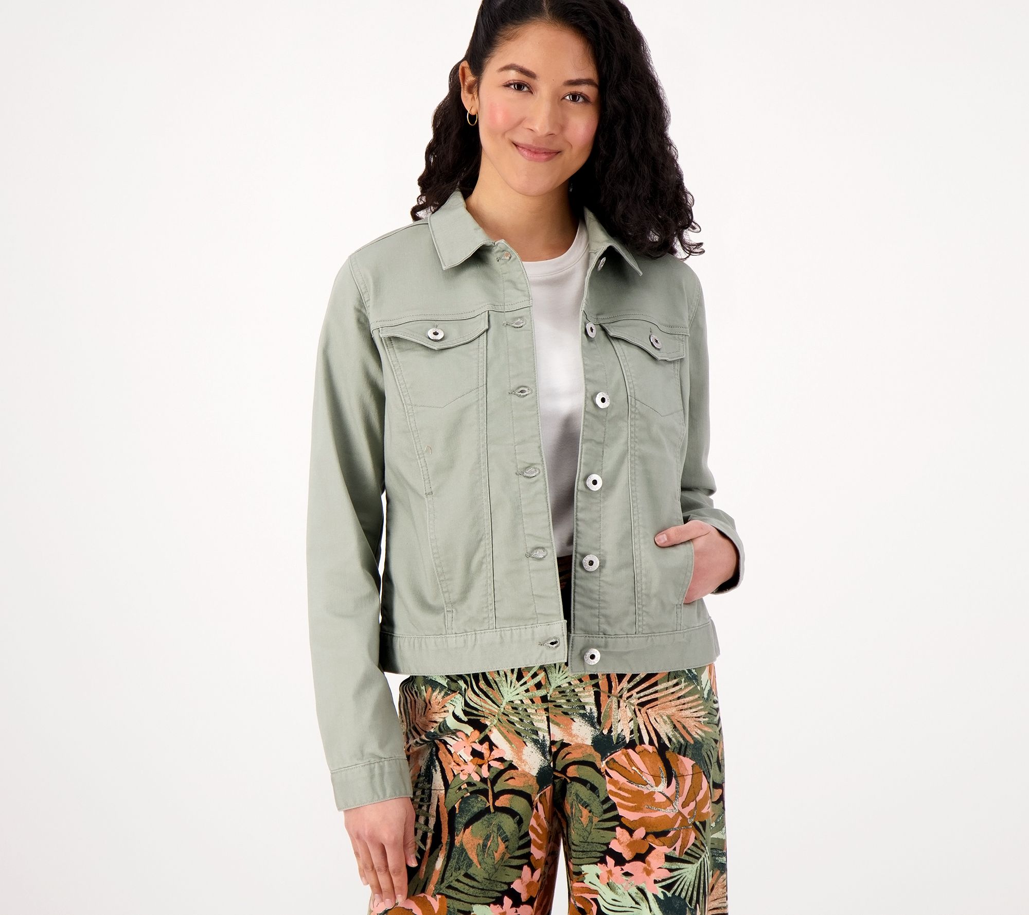 Belle by Kim Gravel Classic Jean Jacket