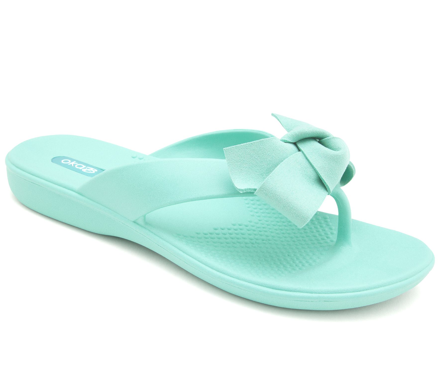 Oka-B Bow Embellished Thong Sandals - Kira