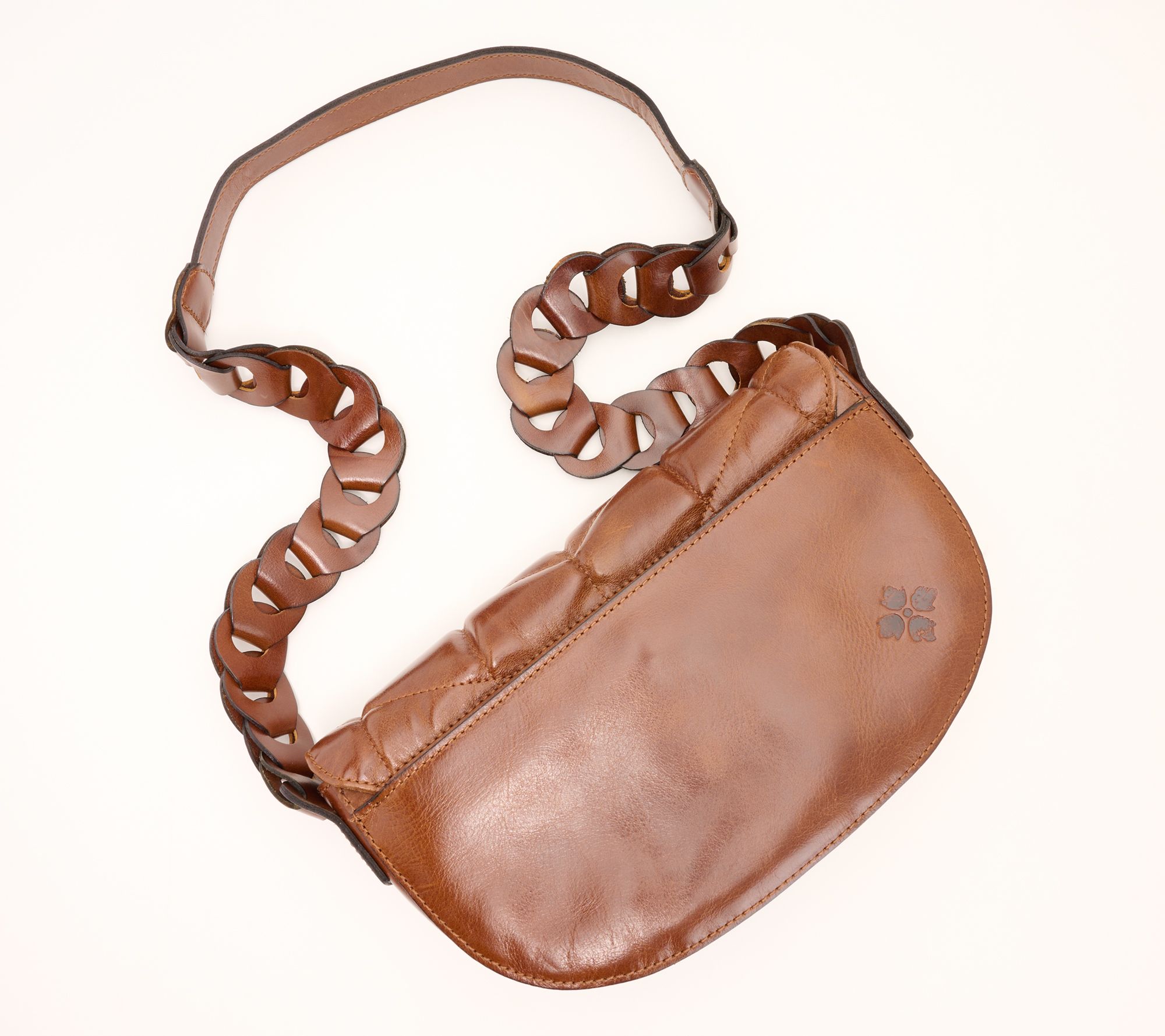 Patricia Nash Quilted Leather Vernita Chainlink Shoulder Bag 