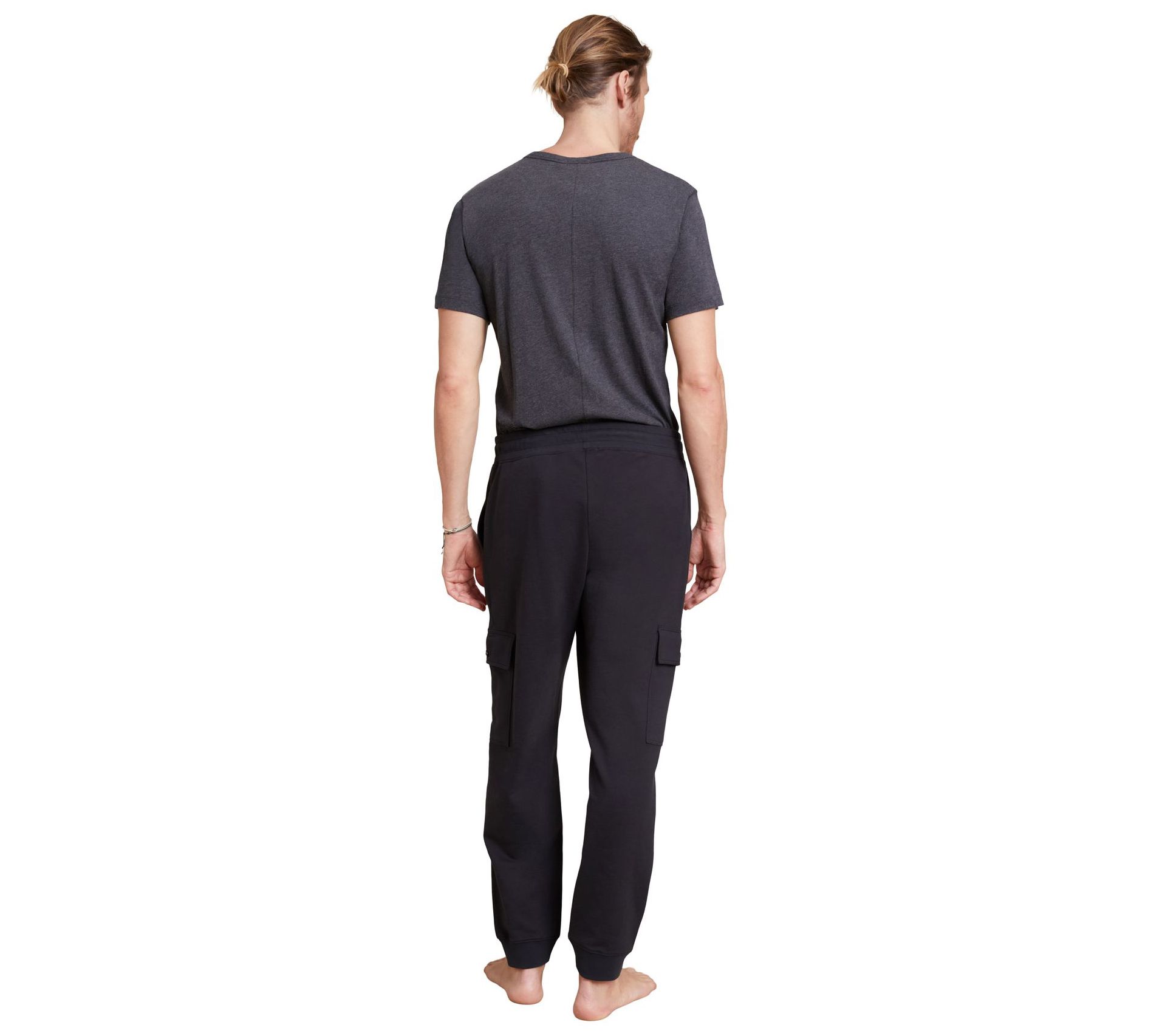 Barefoot Dreams Men's Malibu Collection Cargo Sweatpant - QVC.com