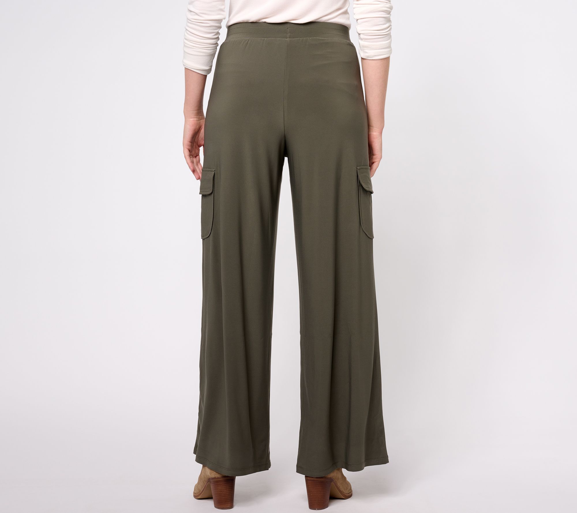 Attitudes by Renee Regular Como Jersey Multi Tasking Pant - QVC.com