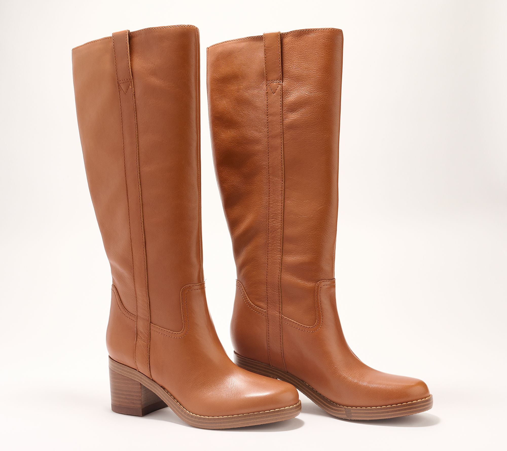 Marc Fisher LTD Leather or Suede Tall Shaft Boot - Hydria - QVC.com