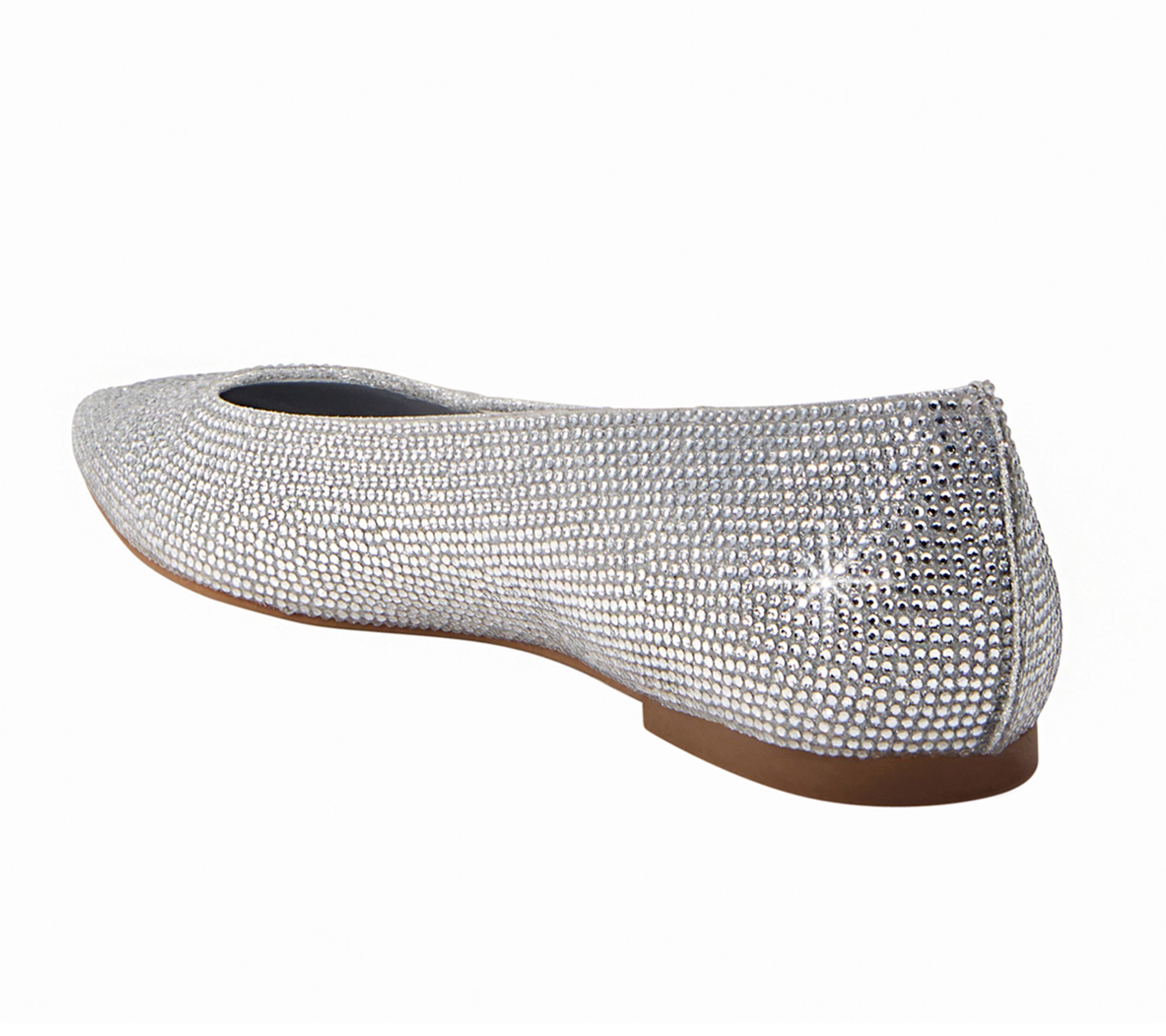 Katy Perry Hollie Sparkle Pointed Toe Ballet Flat - QVC.com