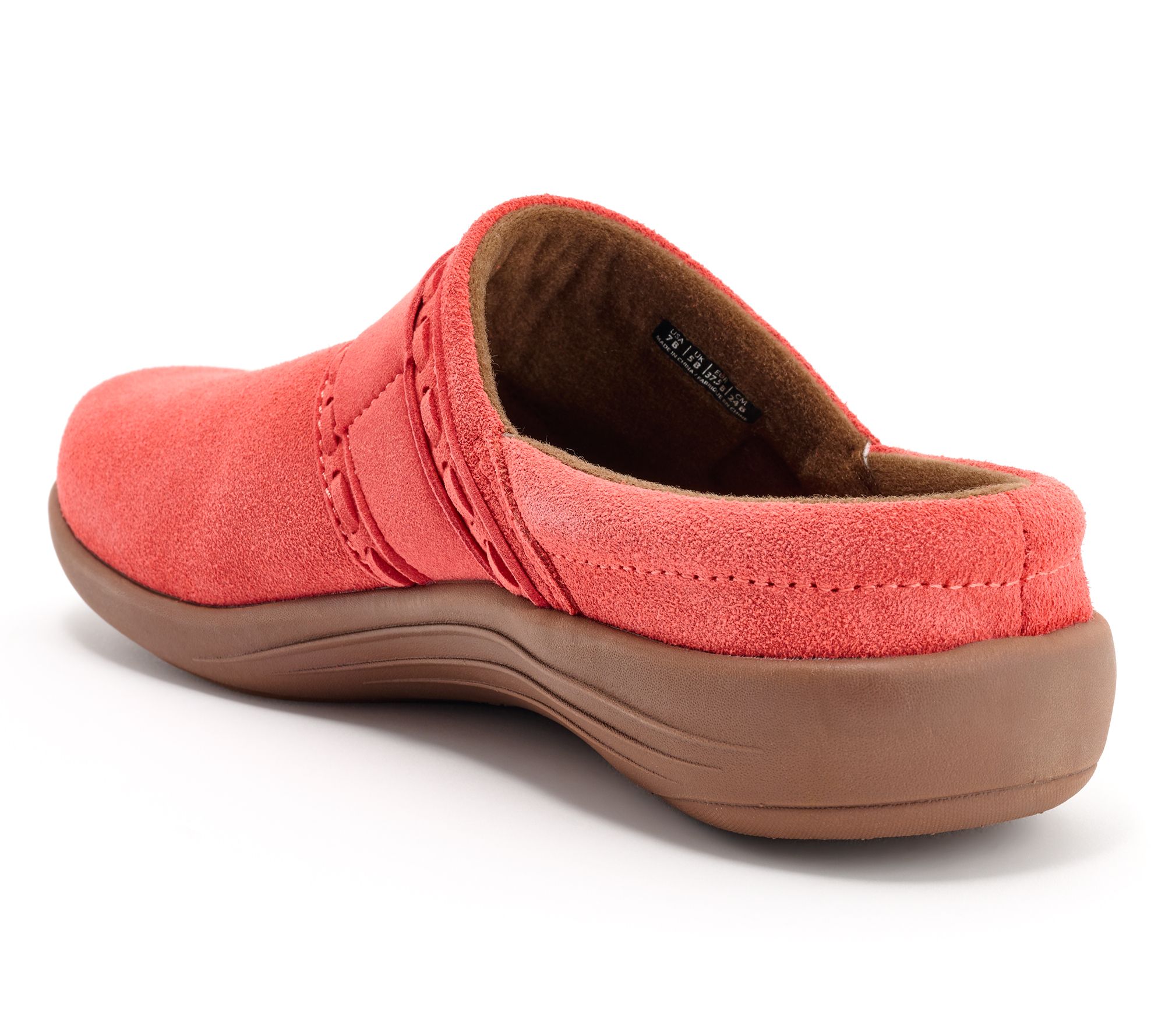 Revitalign Orthotic Suede Mules Nuevo Southwest Qvc Com