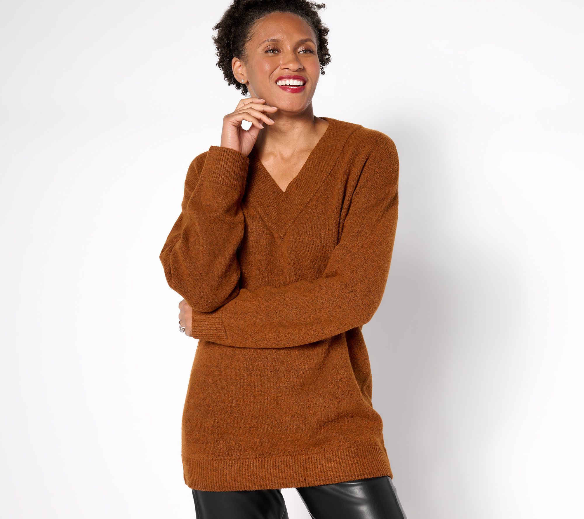 by Stacy London Relaxed V-Neck Sweater