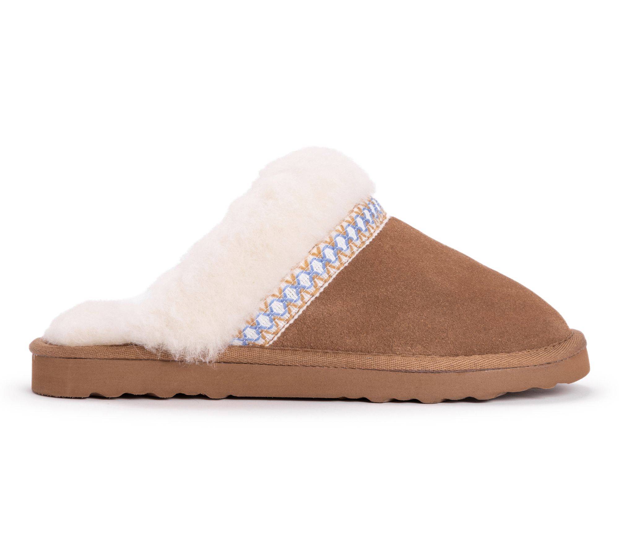 MUK LUKS Women's Dawn Suede Scuff Indoor/Outdoor Clog
