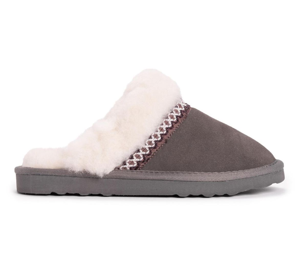 MUK LUKS Women's Dawn Suede Scuff Indoor/Outdoor Clog