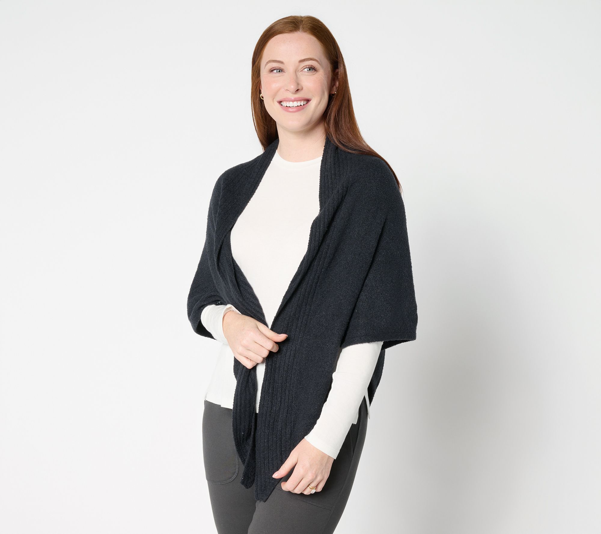 Barefoot Dreams CozyChic Lite Ribbed Collar Wrap