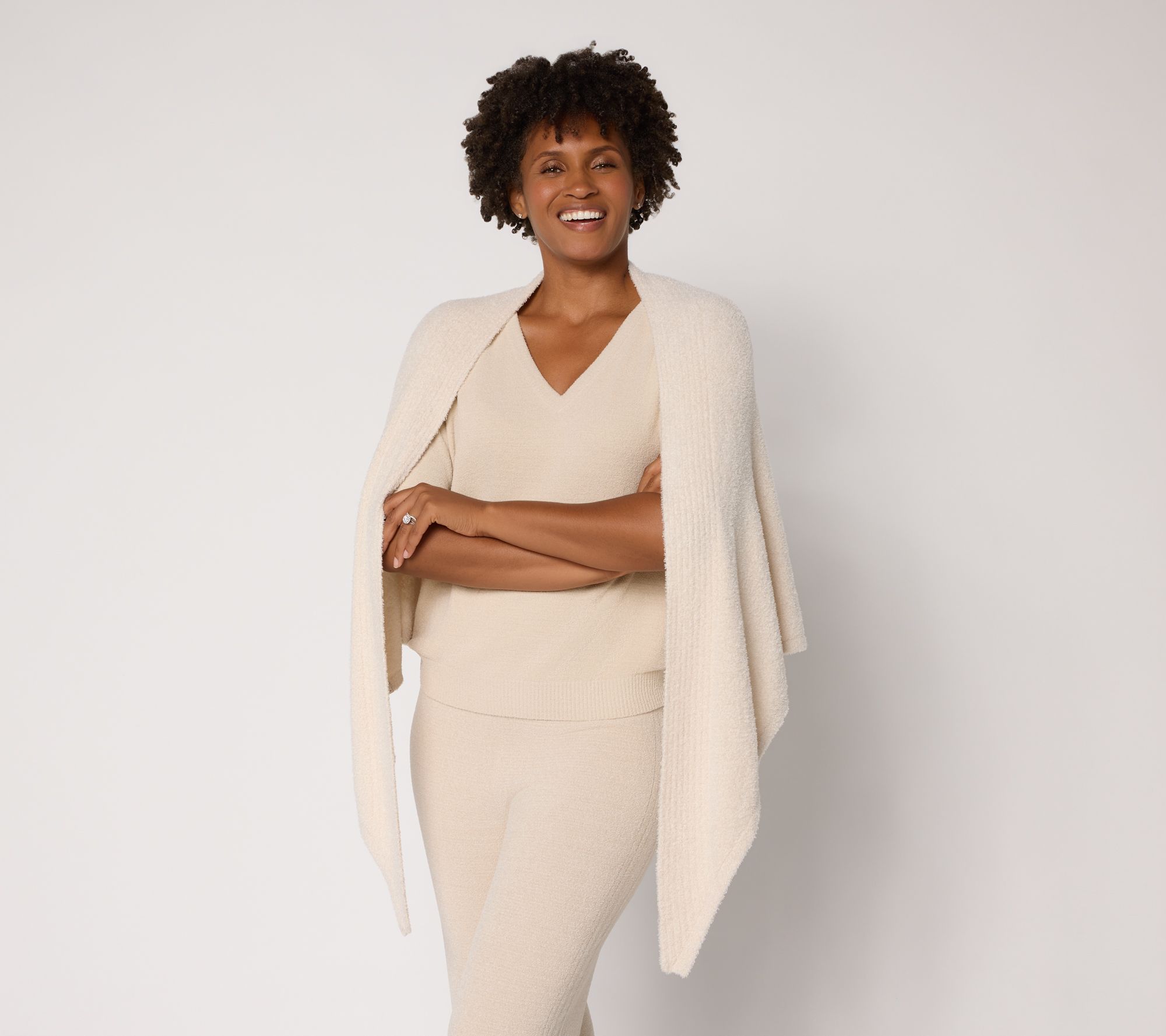 Barefoot Dreams CozyChic Lite Ribbed Collar Wrap
