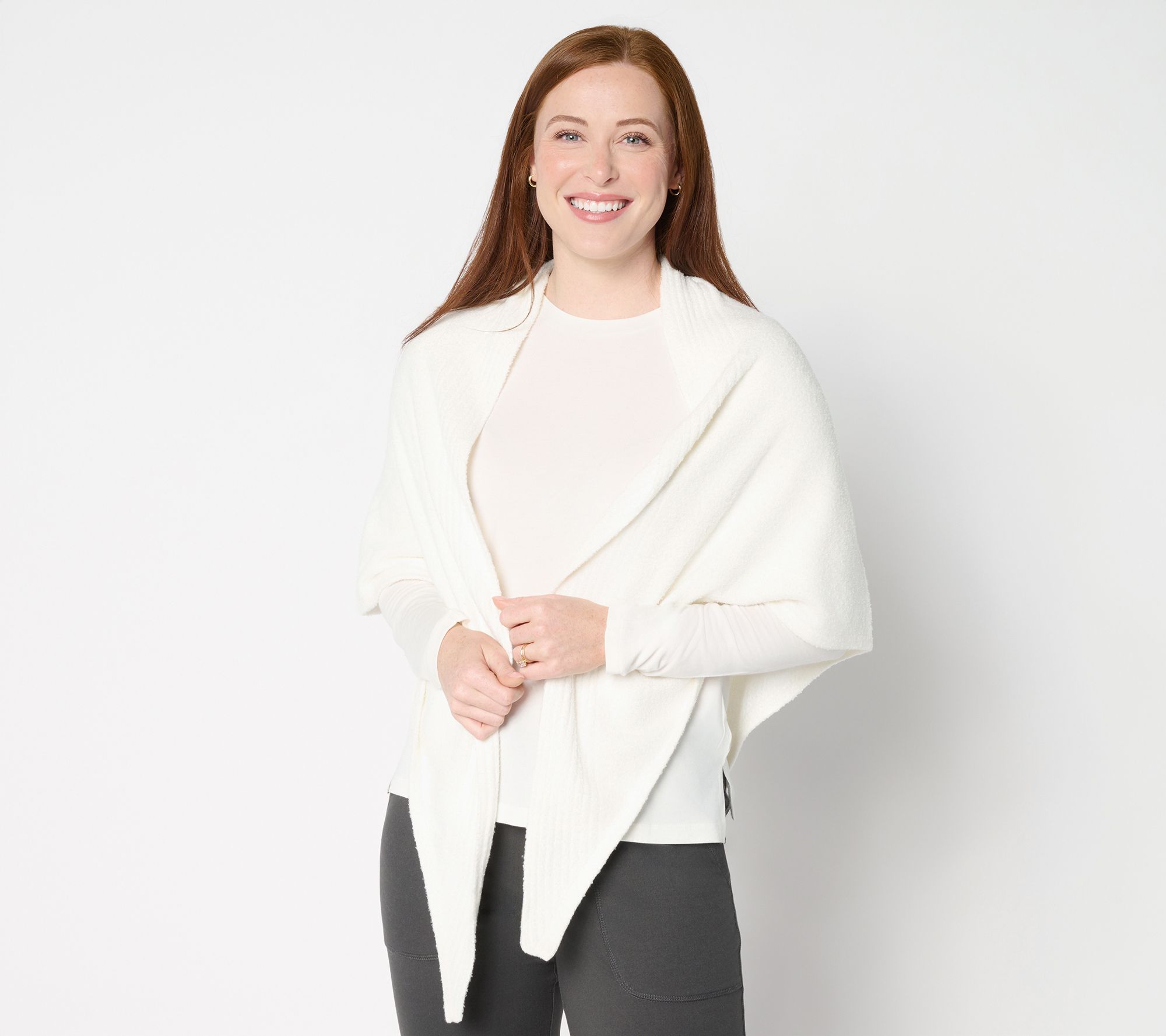 Barefoot Dreams CozyChic Lite Ribbed Collar Wrap