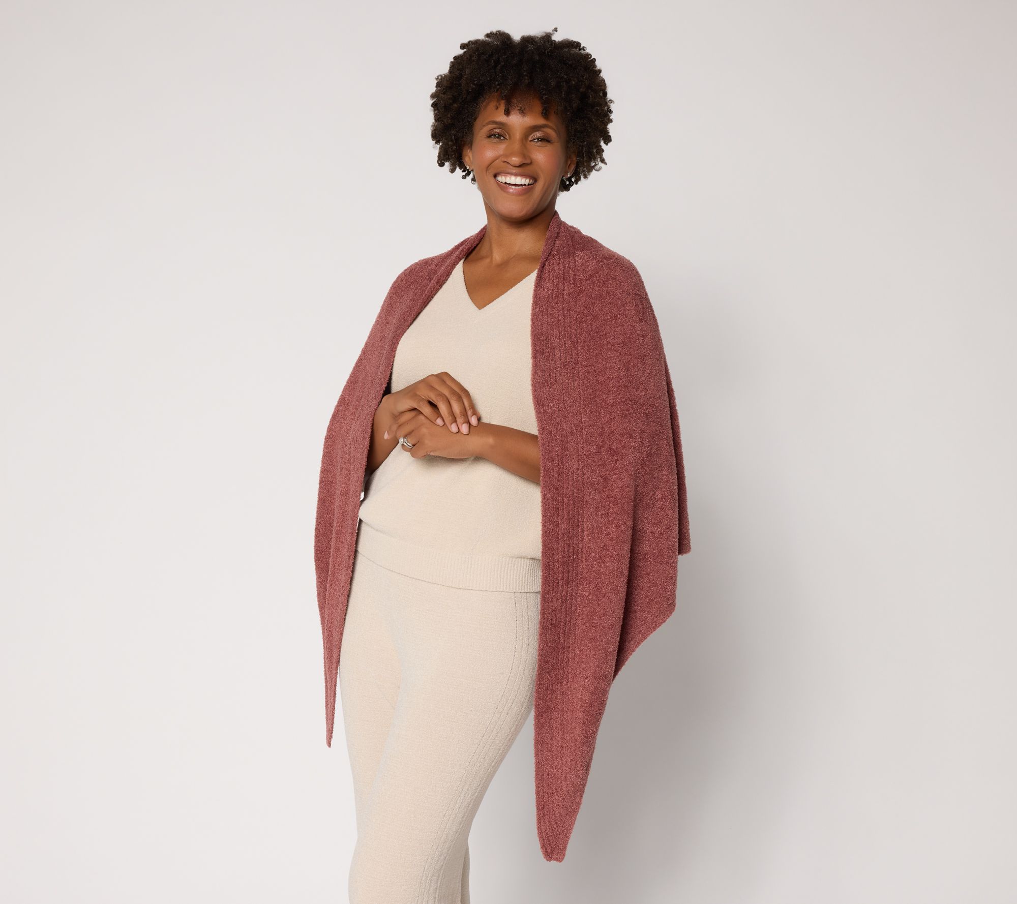 Barefoot Dreams CozyChic Lite Ribbed Collar Wrap