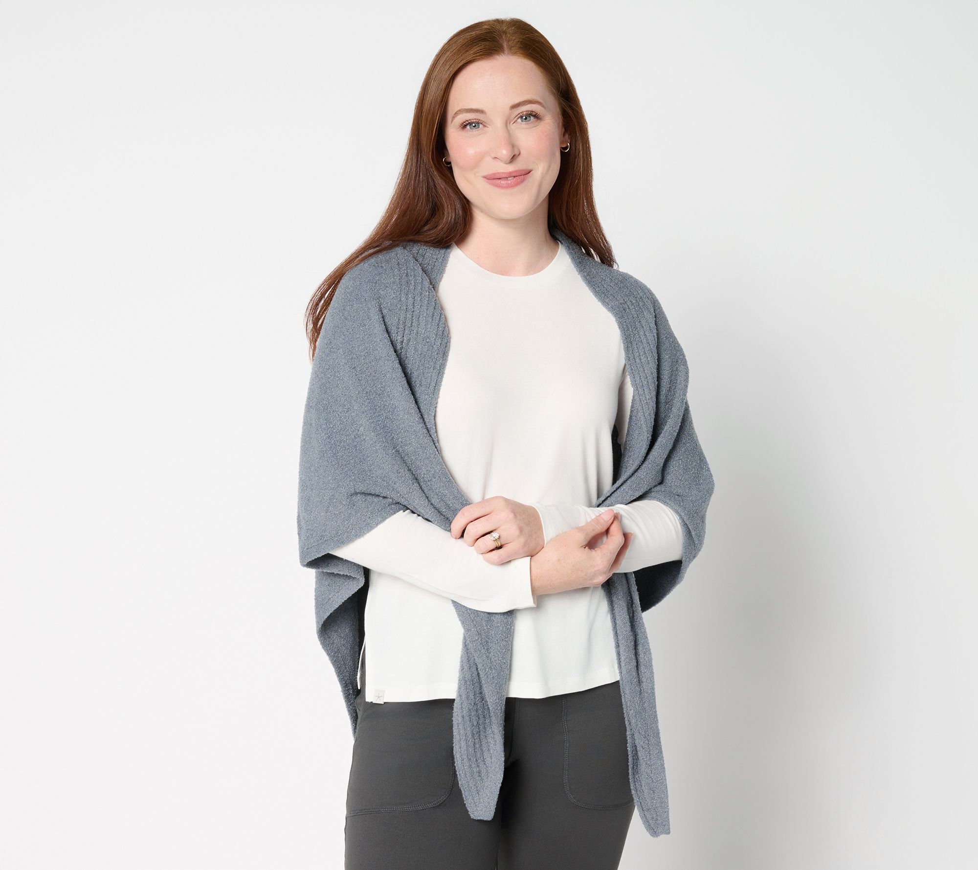 Barefoot Dreams CozyChic Lite Ribbed Collar Wrap