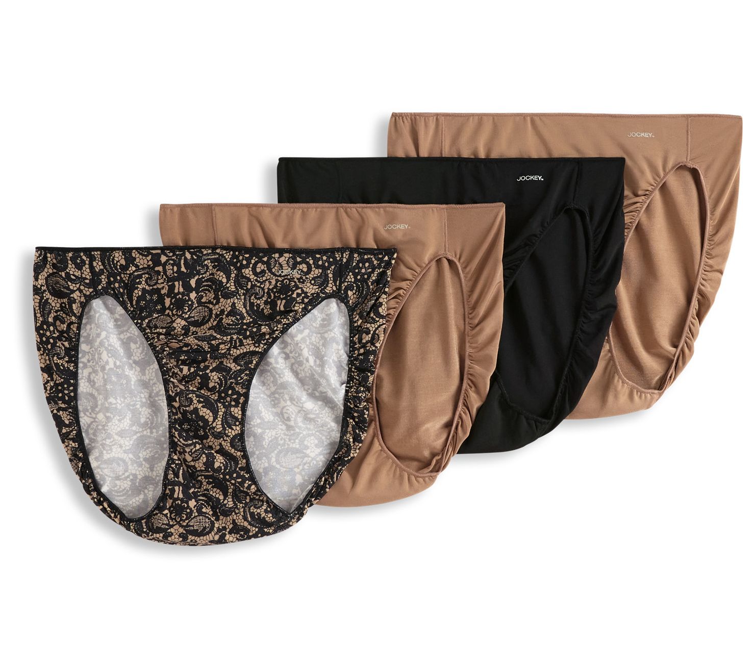 Jockey No Panty Line Promise Hi-Cut Panties Set of 4