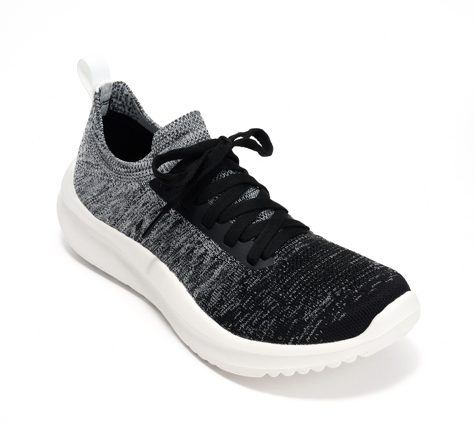 Clarks Cloudsteppers Knit Lace-Up Sneakers -Solevana Lace