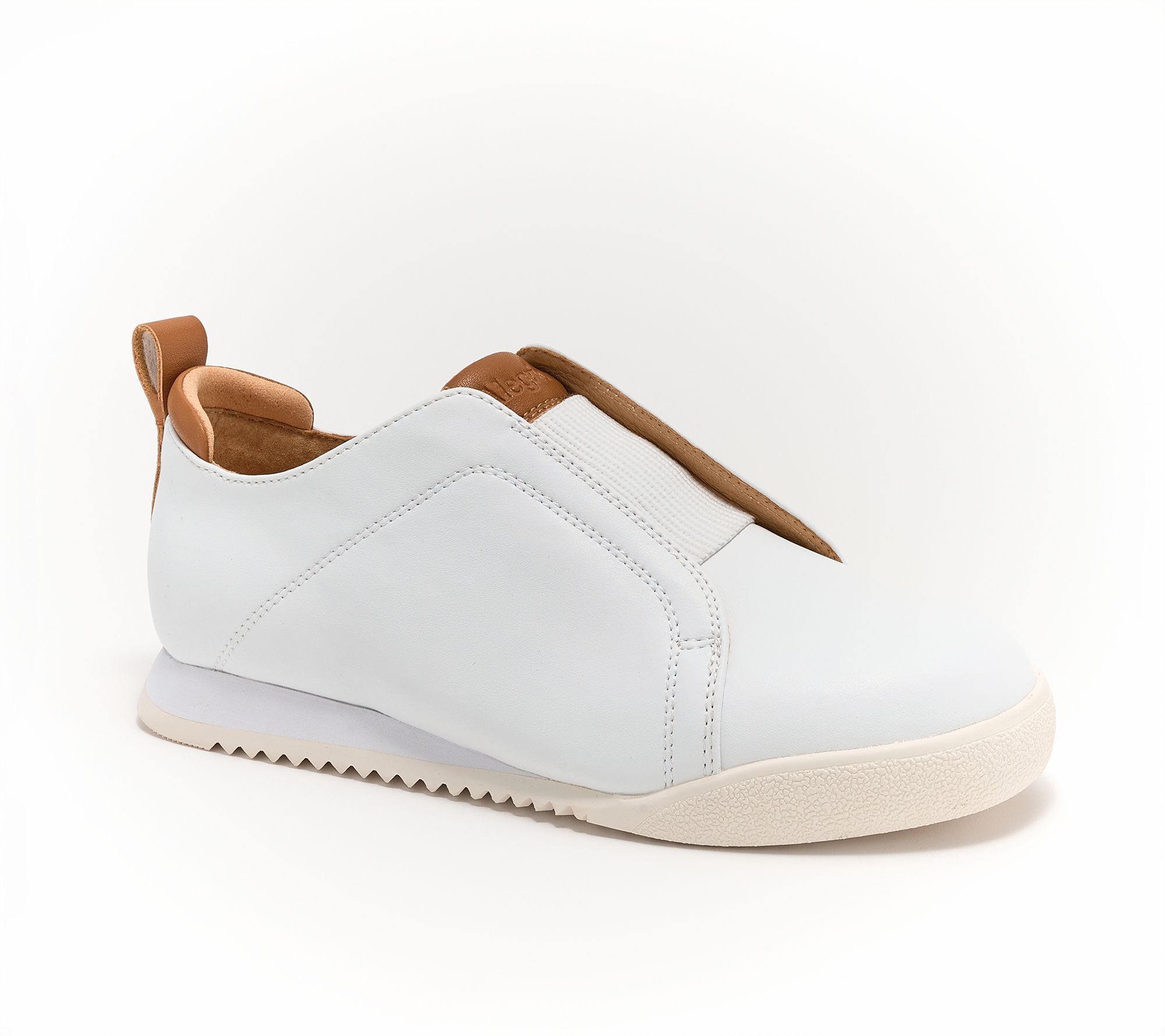 Alegria Leather Slip-On Casual Sneakers - Reah