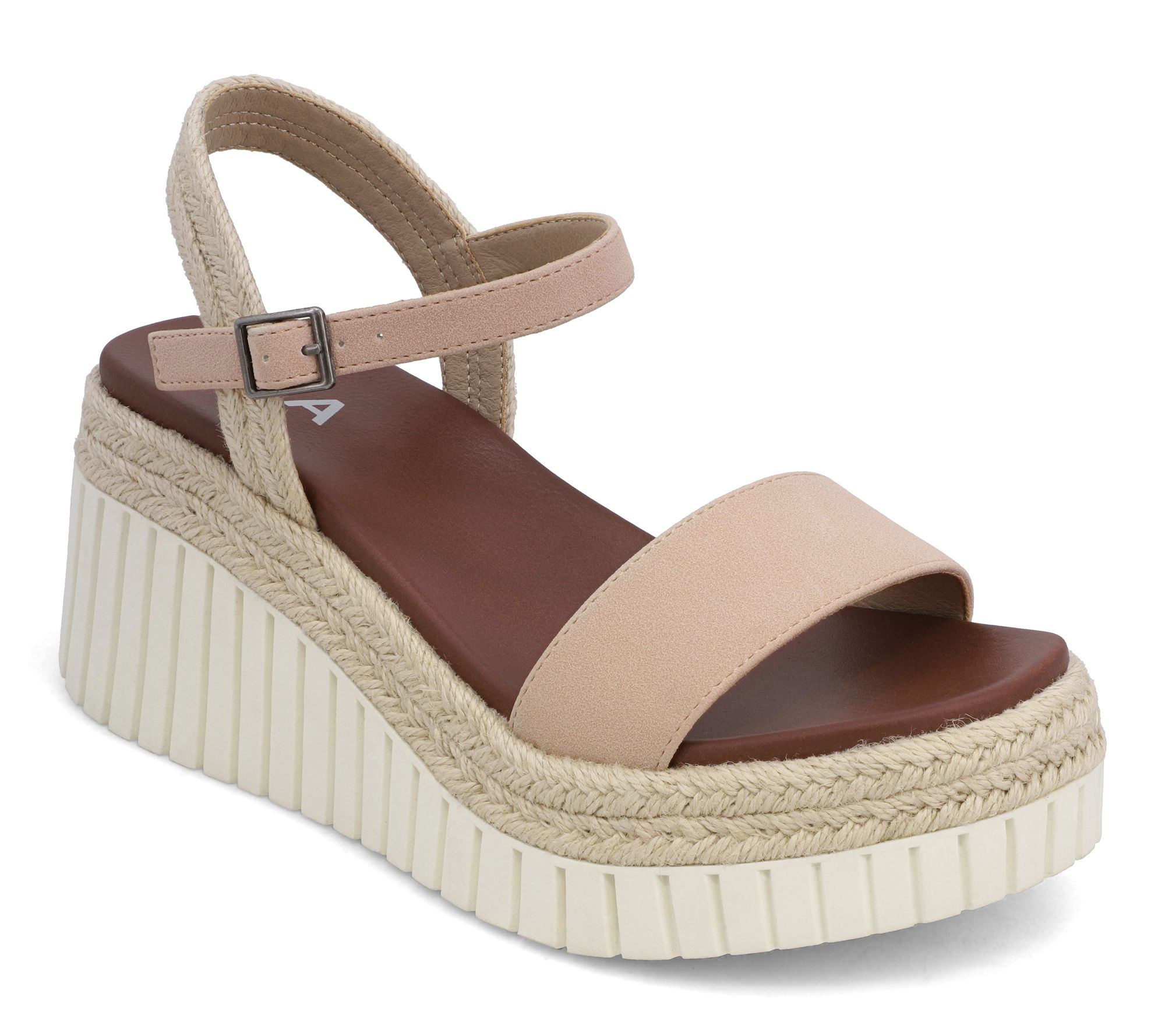 MIA Shoes Wedge Sandals - Yanis