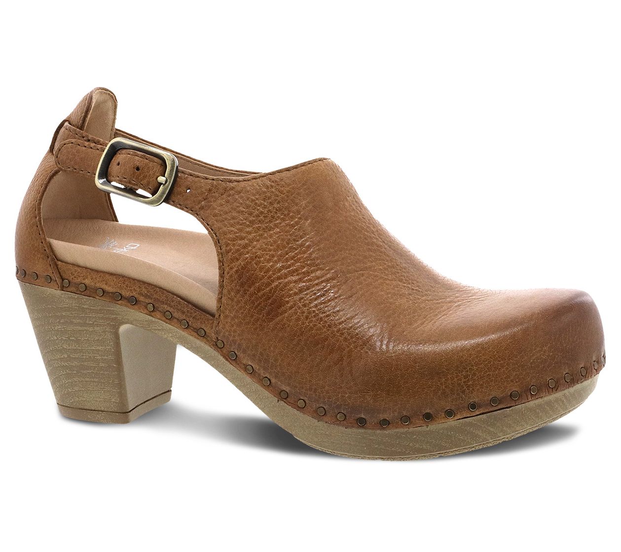 Dansko Sassy Tan Leather Pumps