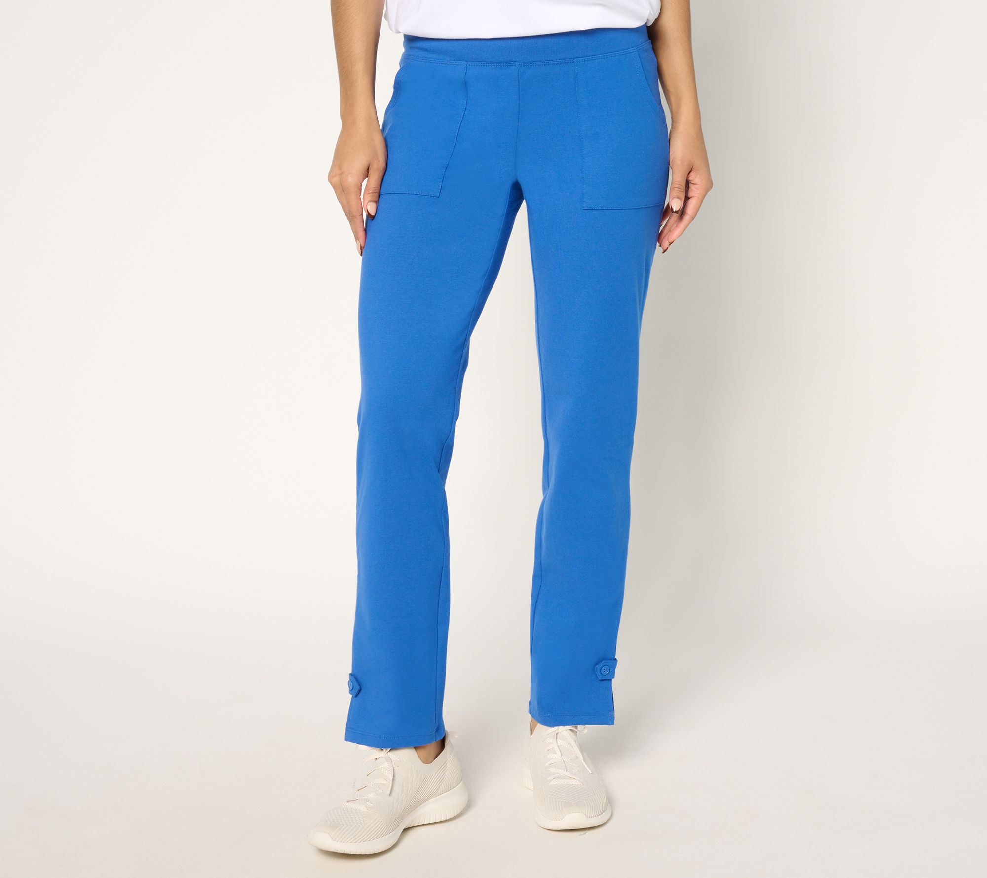 "As Is" Women with Control Tummy Control 86/14 Regular Straight Pants