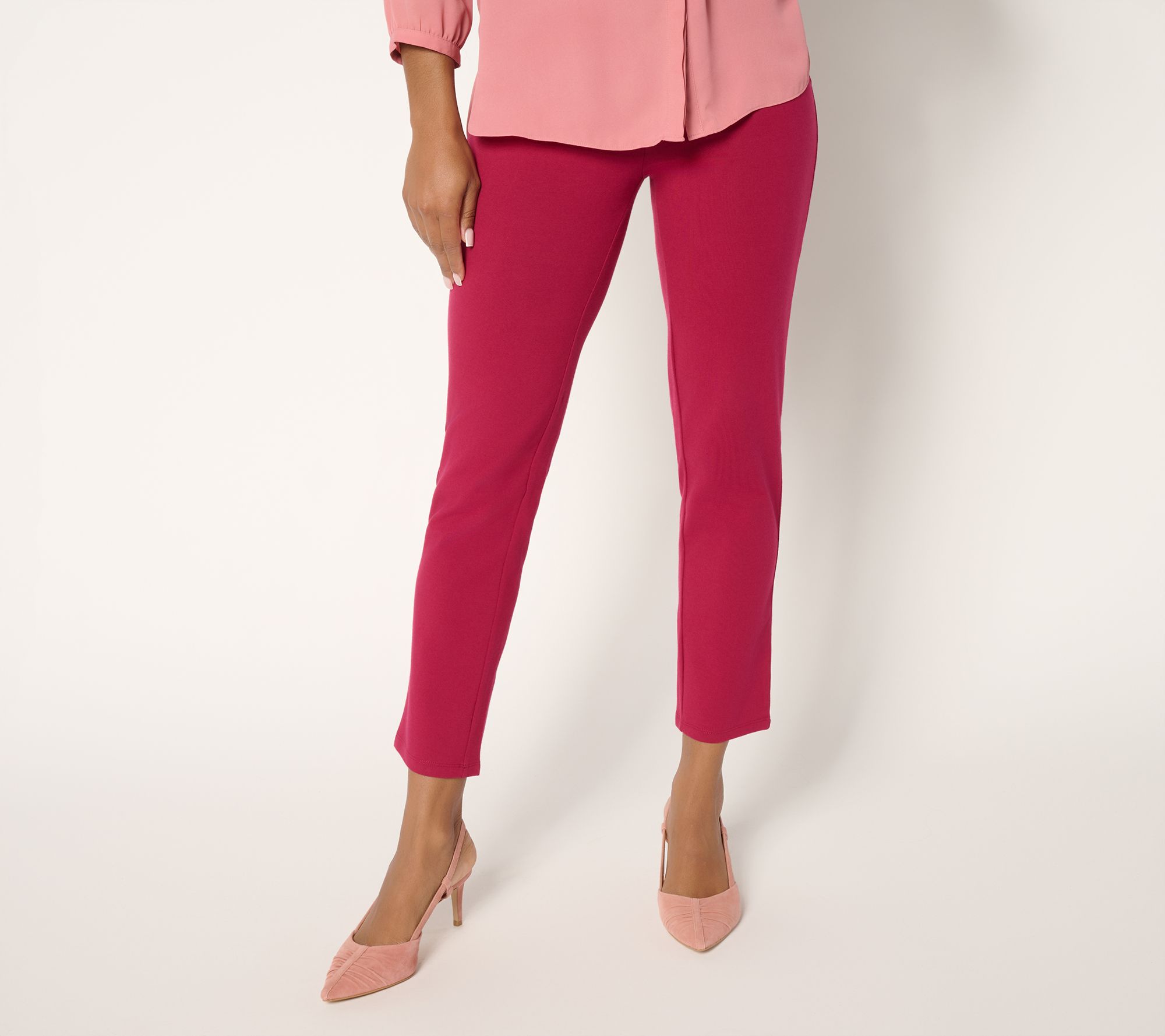 Women with Control Petite 86/14 Slim Leg Ankle Pants