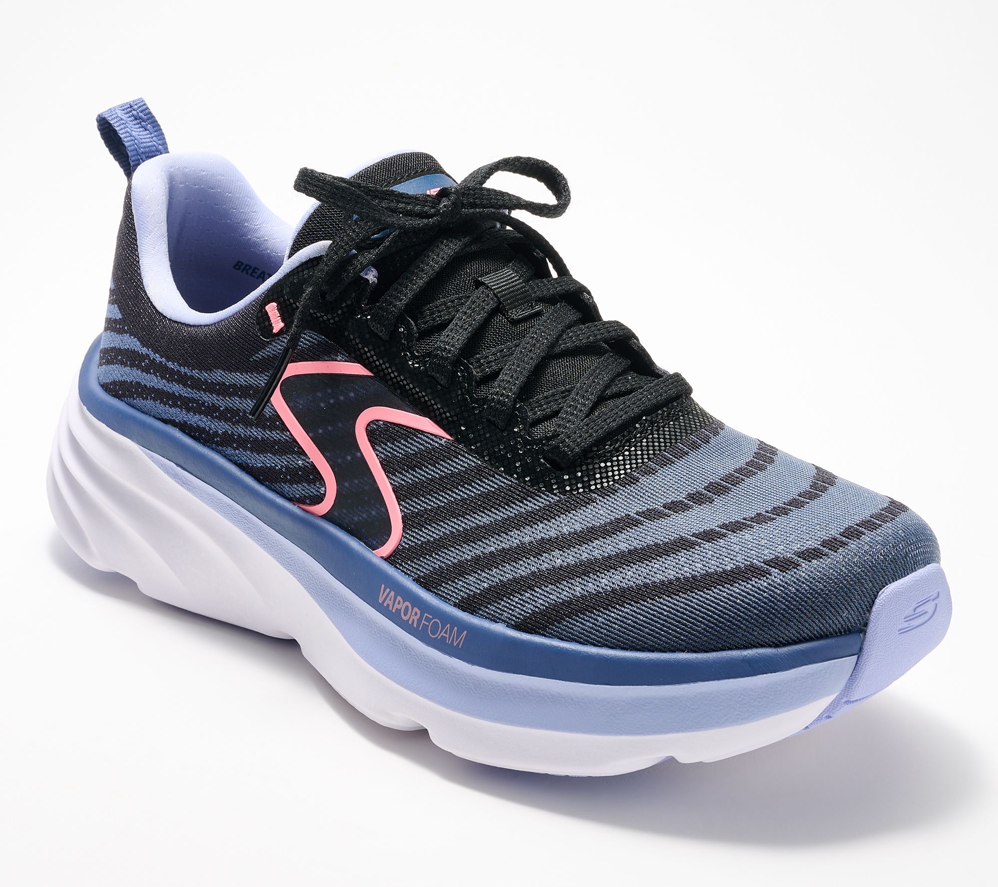 "As Is" Skechers D'Lux Vapor Vegan Washable Mesh Lace Up Sneaker