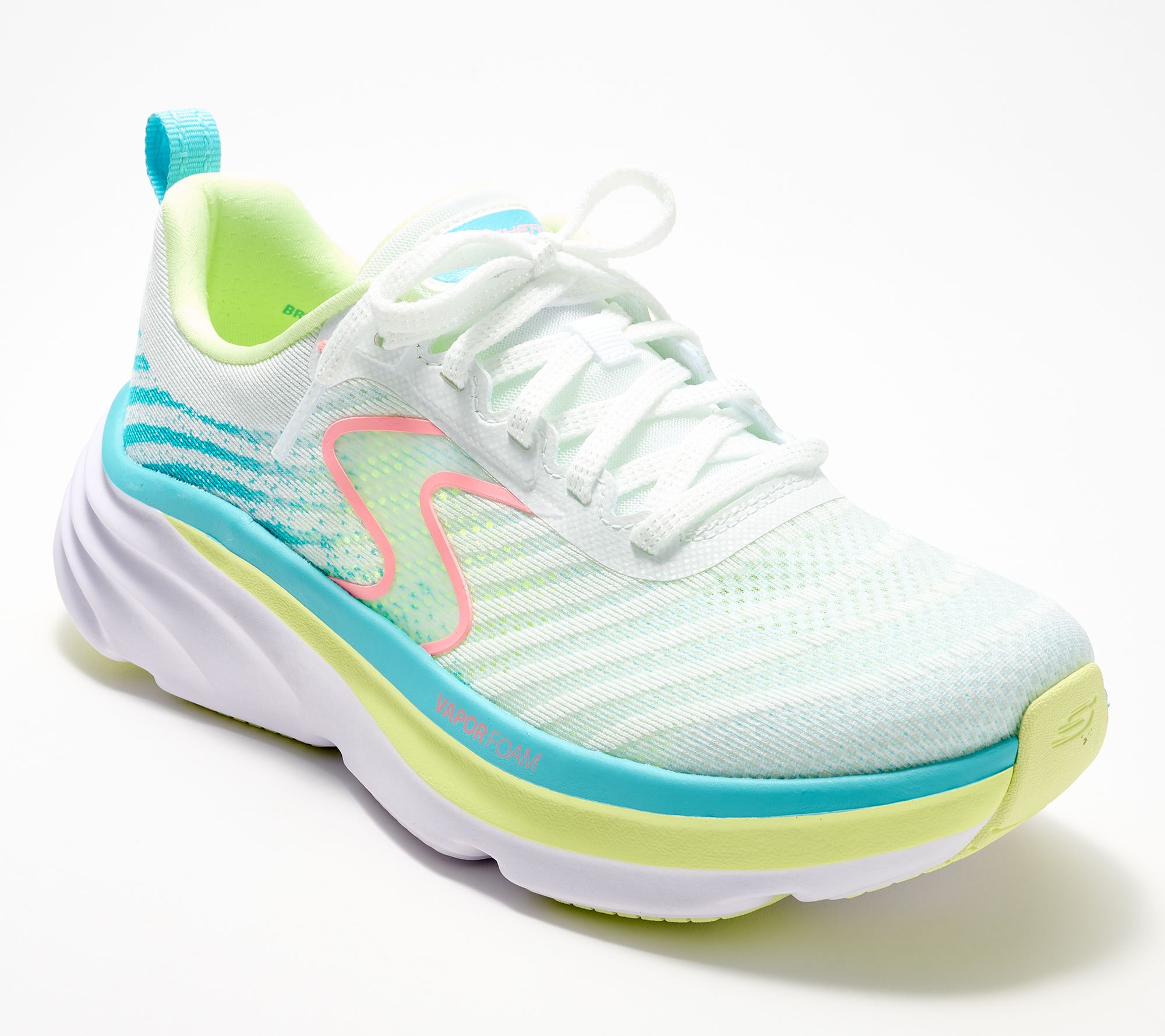 "As Is" Skechers D'Lux Vapor Vegan Washable Mesh Lace Up Sneaker