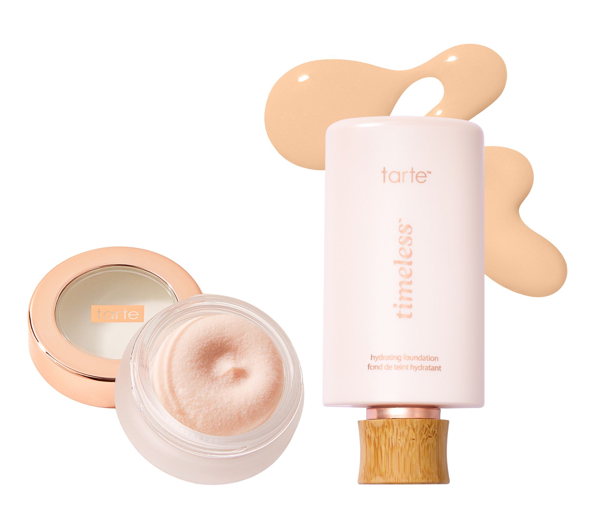 tarte timeless primer & hydrating foundation duo