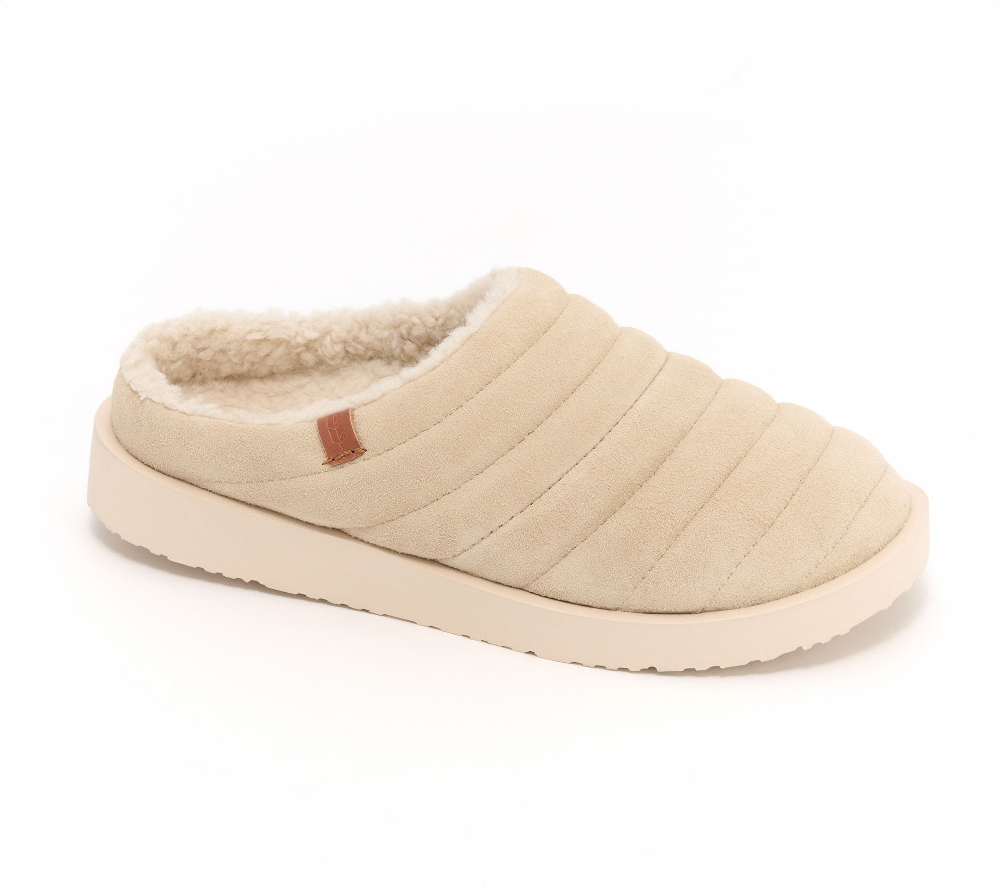 Revitalign Orthotic Quilted Suede Slippers - Aspen Valley