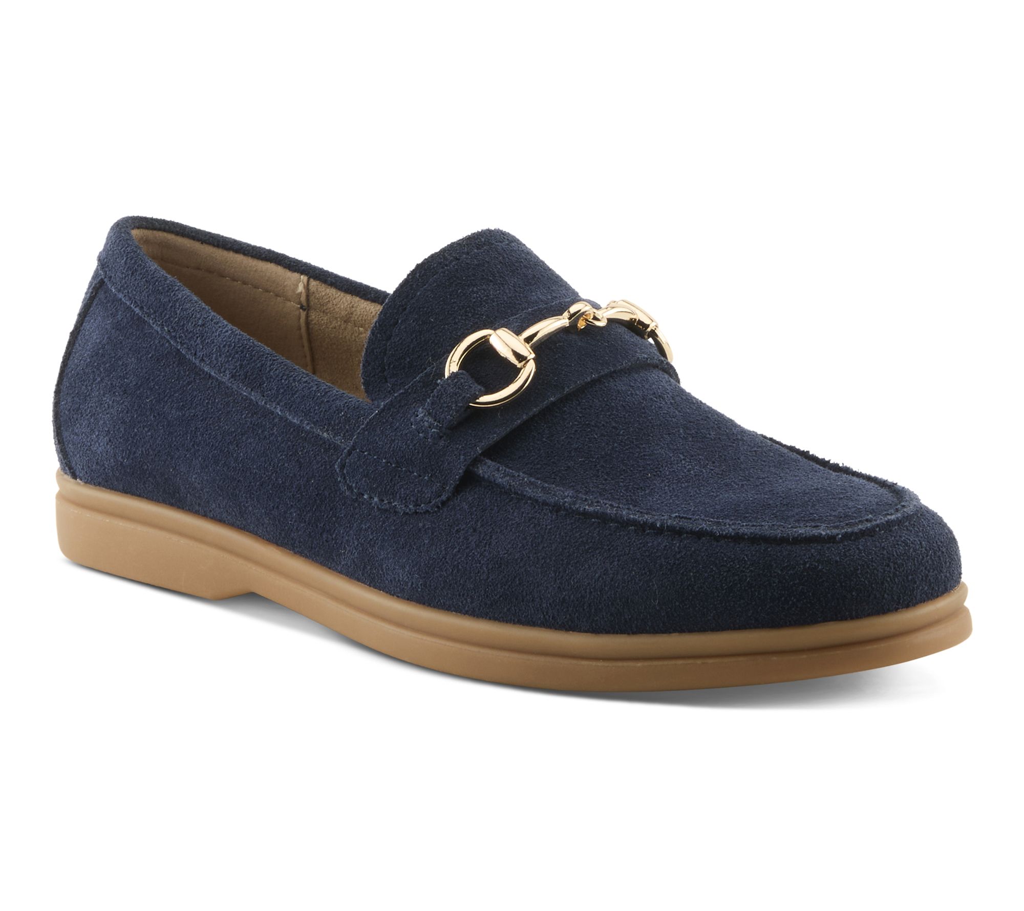 Spring Step Suede Loafers - Maryln