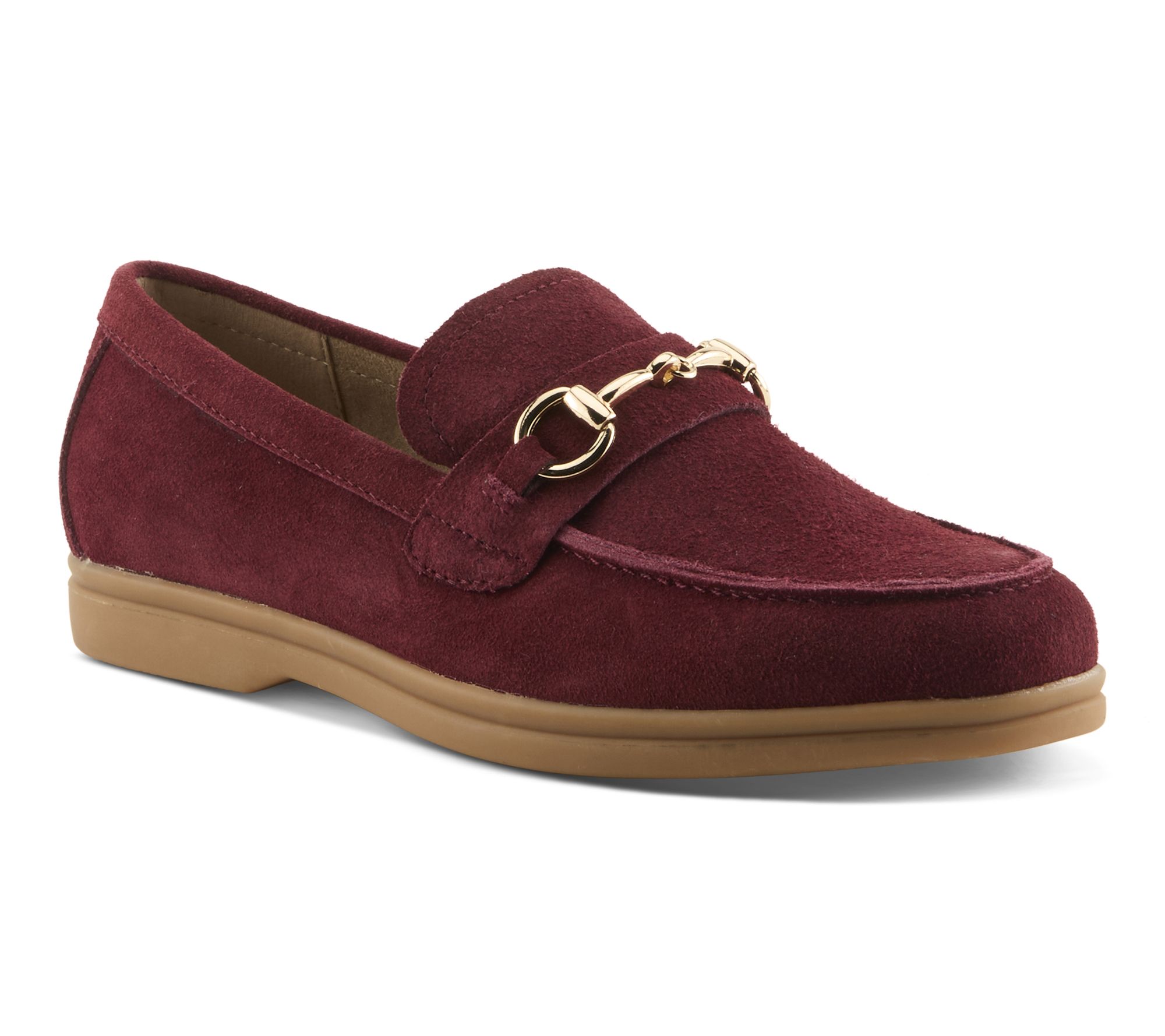 Spring Step Suede Loafers - Maryln