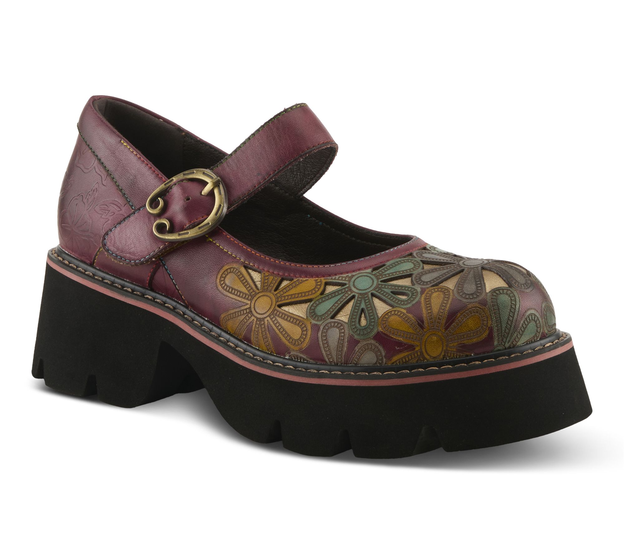 L'Artiste by Spring Step Leather Mary Jane Shoes - Busybee