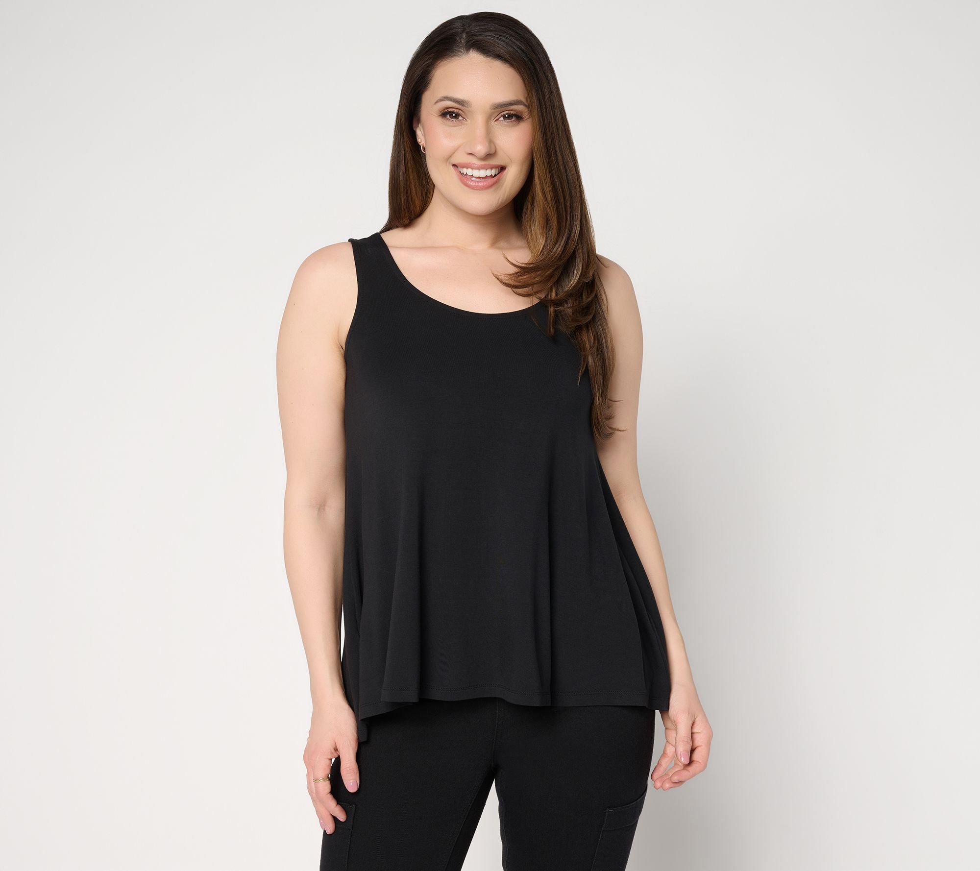 Attitudes by Renee Knit High-Low Sleeveless Top