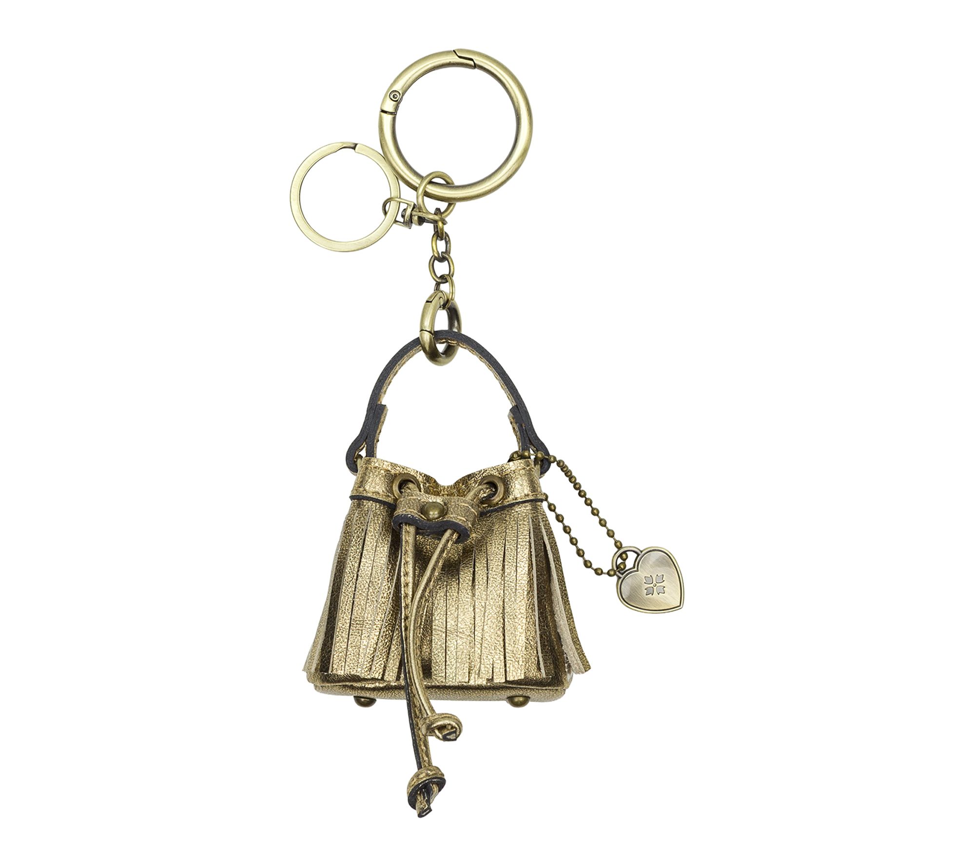Patricia Nash Micro Elisa Bag Charm - Vintage Metallic