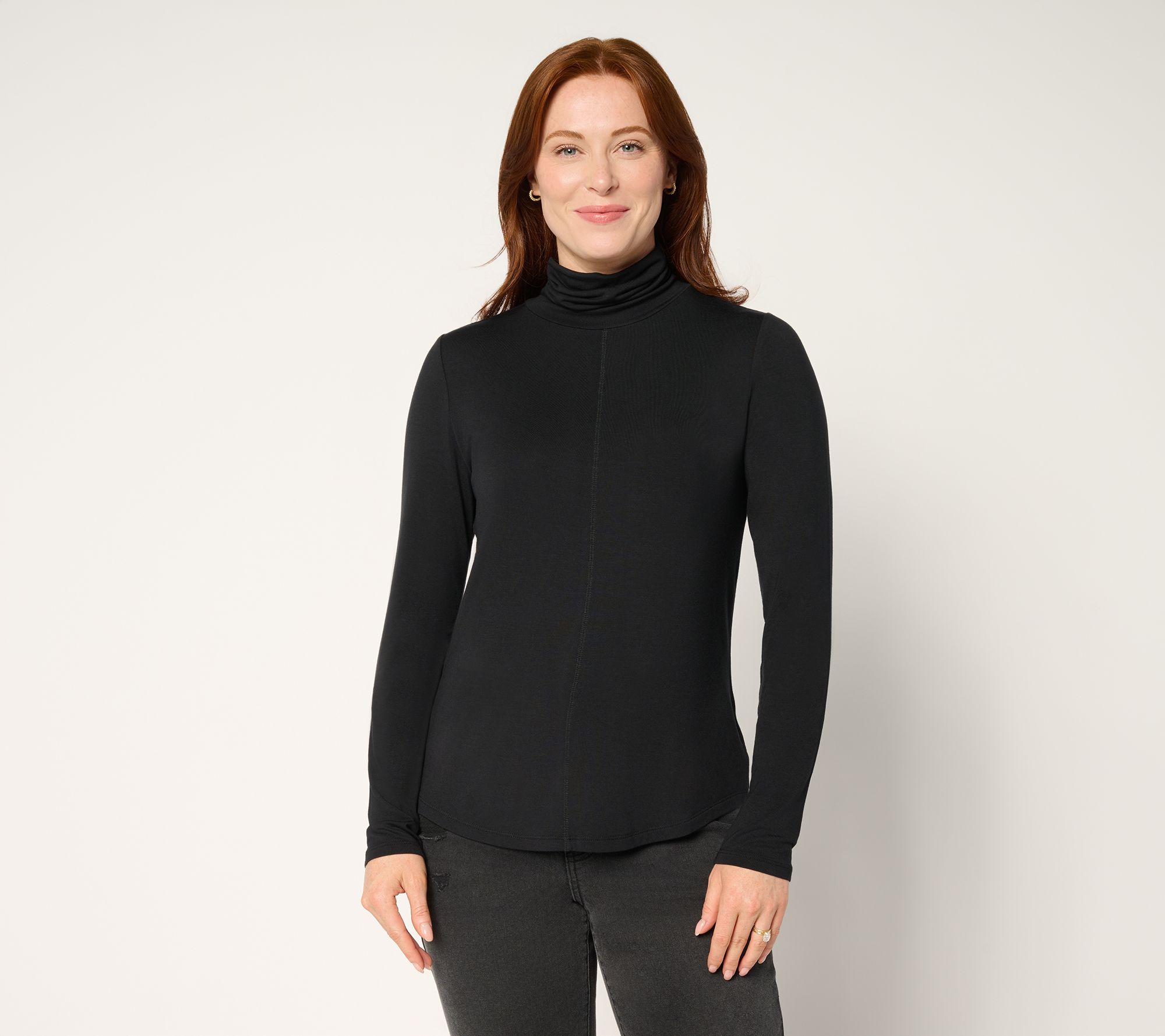 "As Is" Me by Jennie Garth Larimer Long Sleeve Turtleneck Top