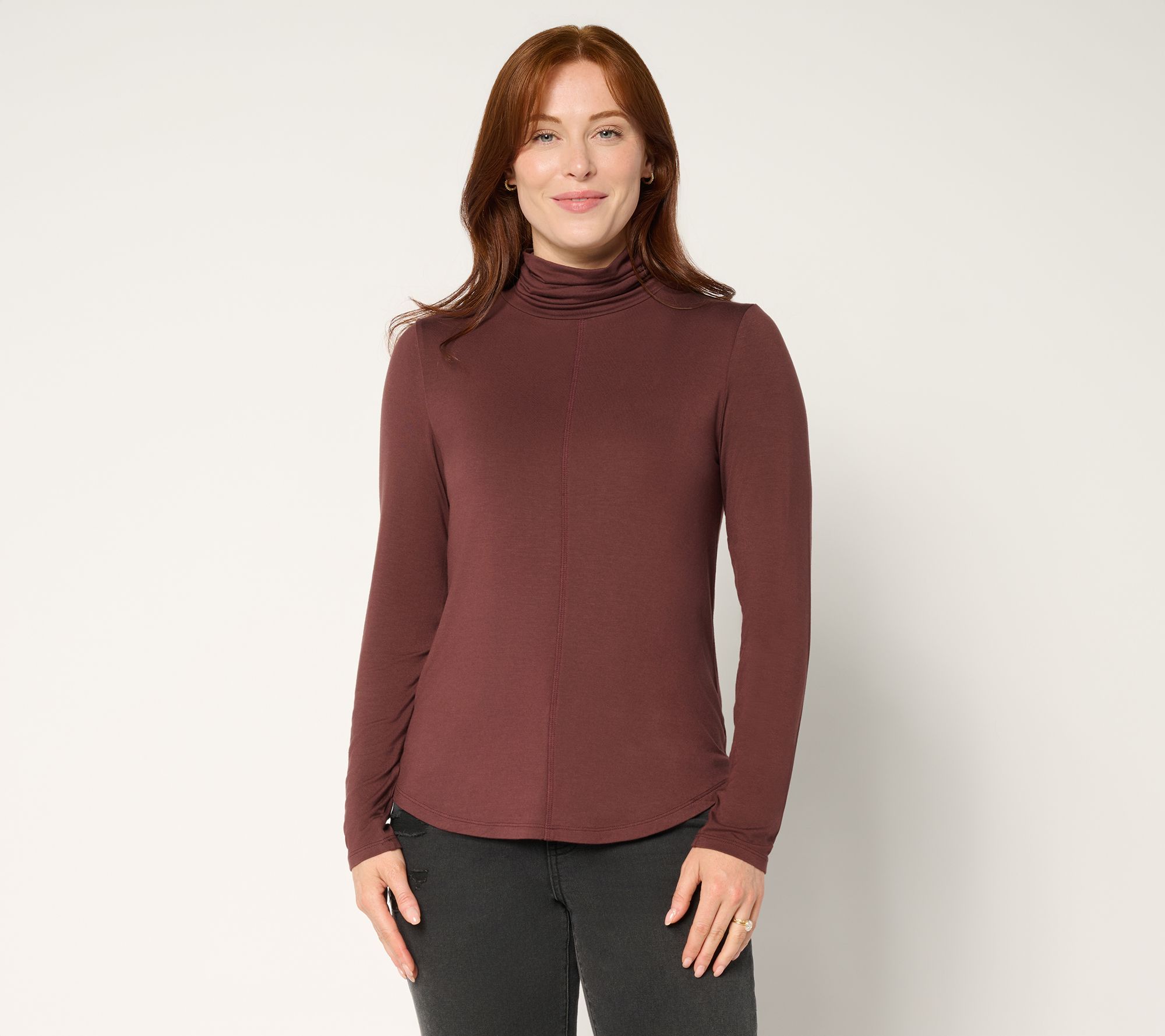 "As Is" Me by Jennie Garth Larimer Long Sleeve Turtleneck Top