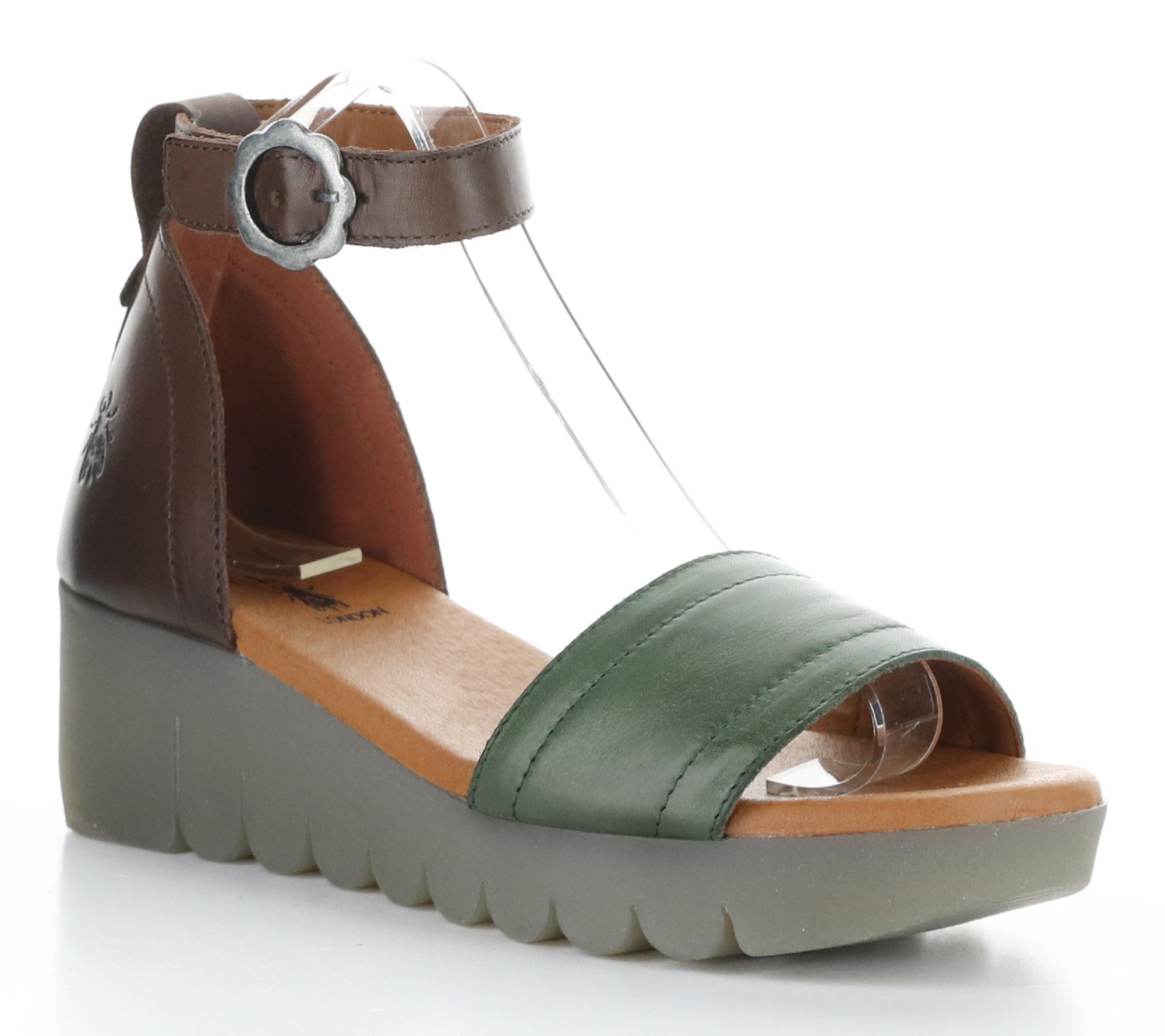 Fly London Burn Leather Sandals - Voik386Fly