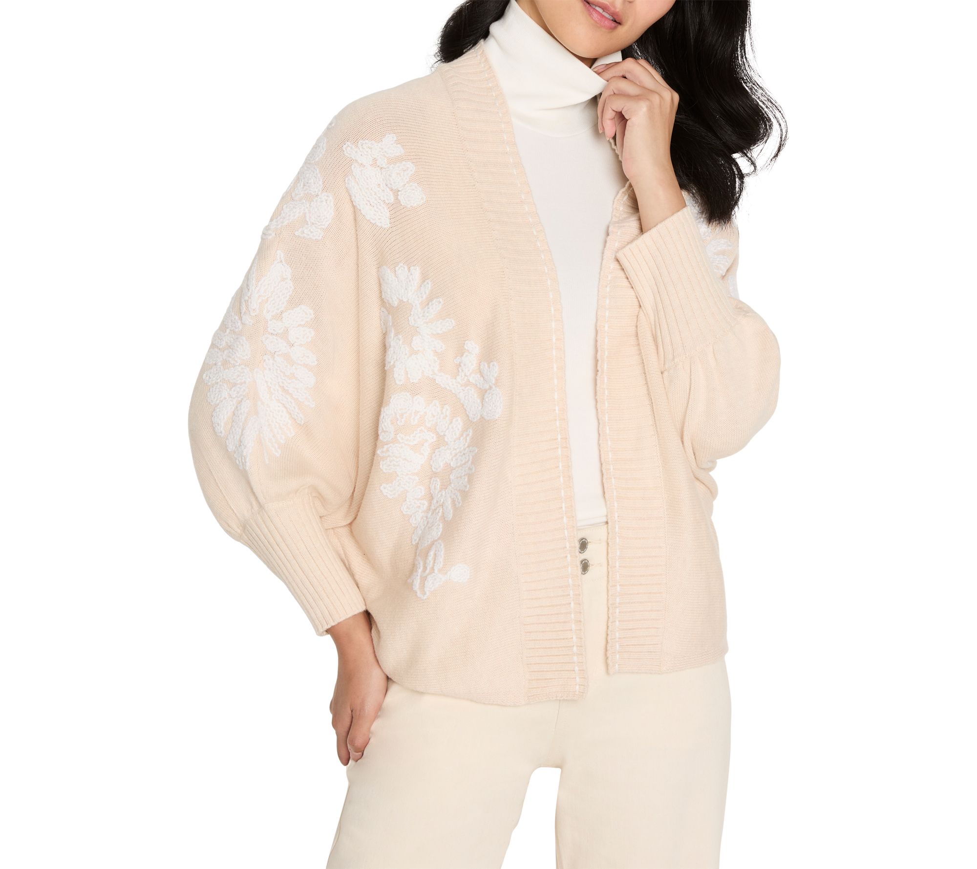 NIC+ZOE Embroidered Cardigan