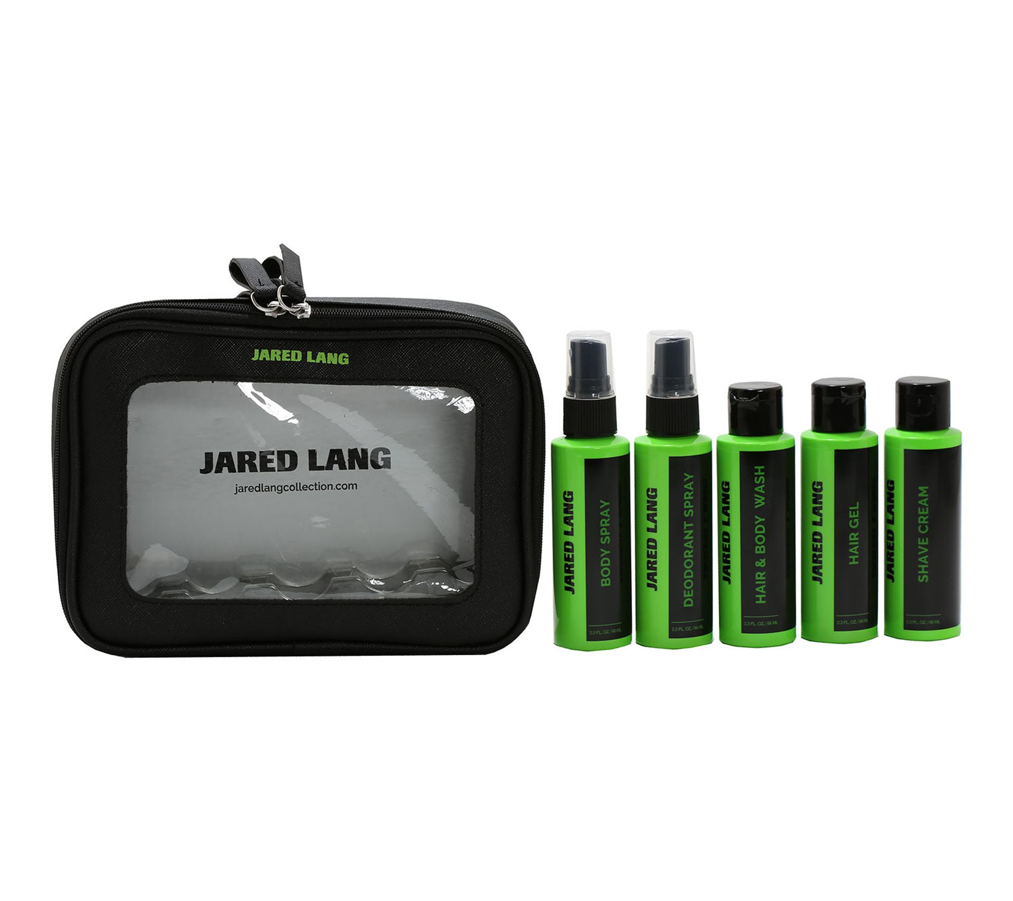 Jared Lang Men's Fragrance & Body Care Set w/ T avel Bag