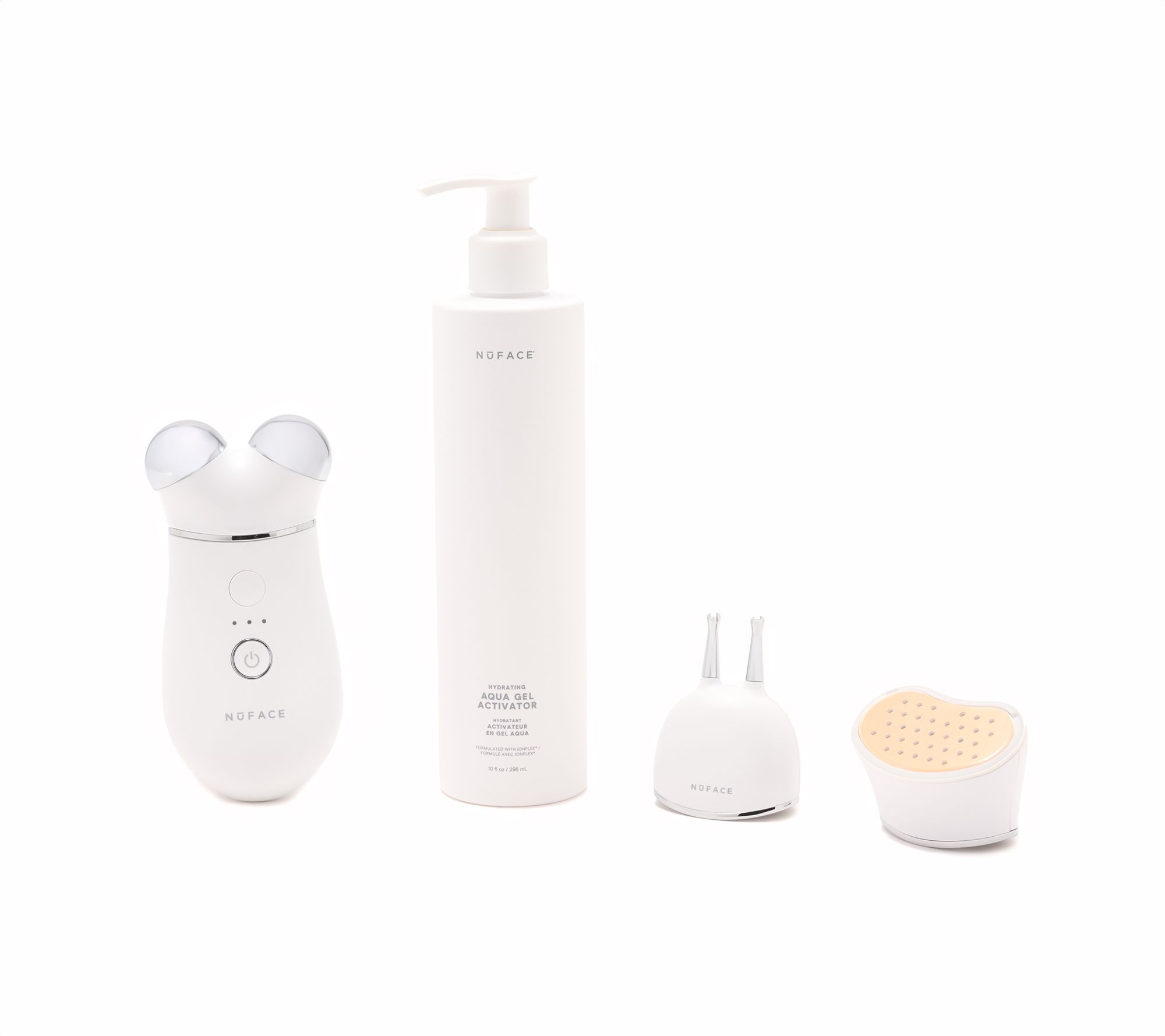 NuFace Trinity+ Facial Toning Device Complete Set w/ Aqua Gel