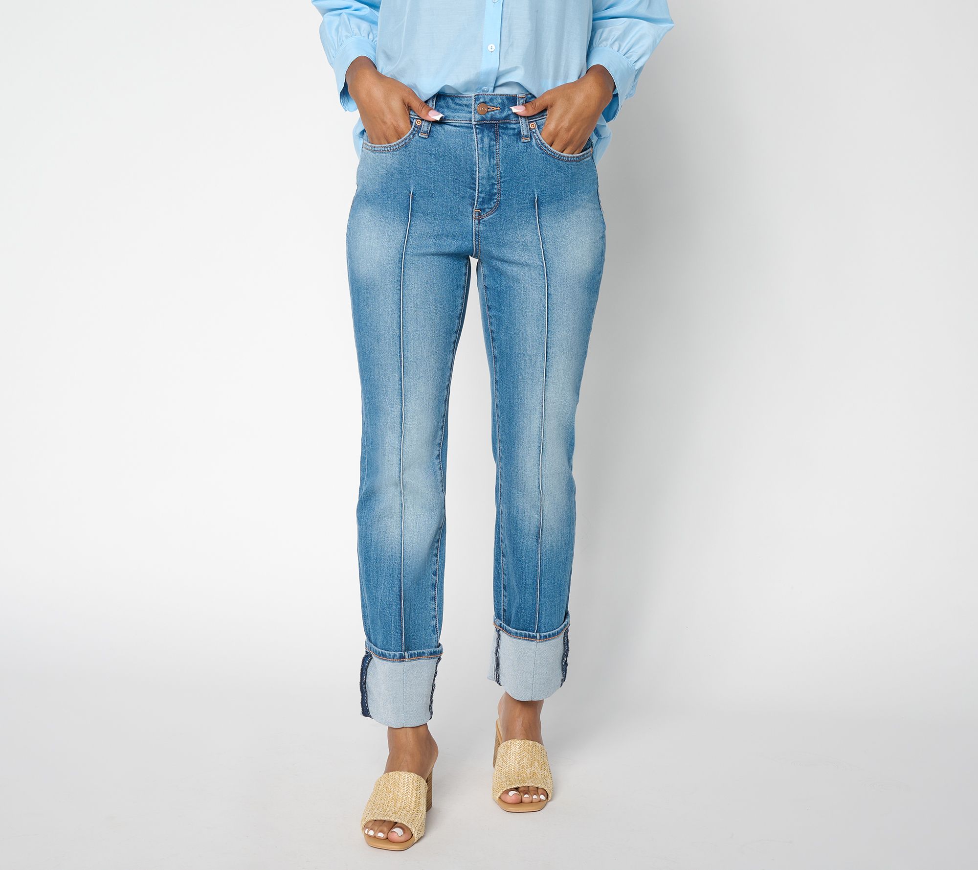 NYDJ Regular Marilyn Straight Cuff w/ Pintucks