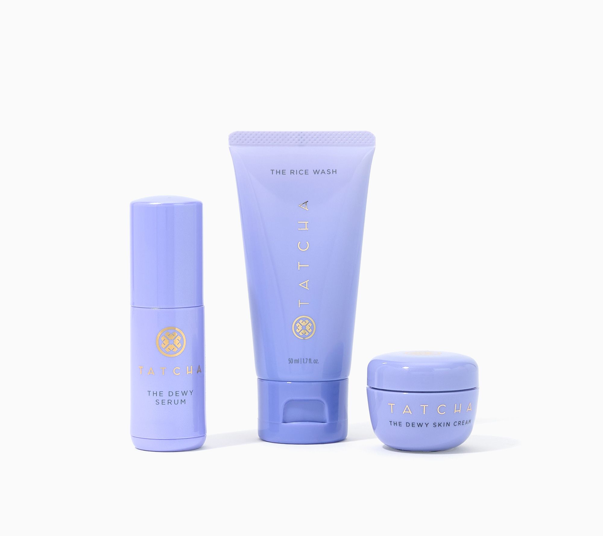 TATCHA Dewy Skin Cream Rice Wash & Dewy Serum 3pc Auto-Delivery