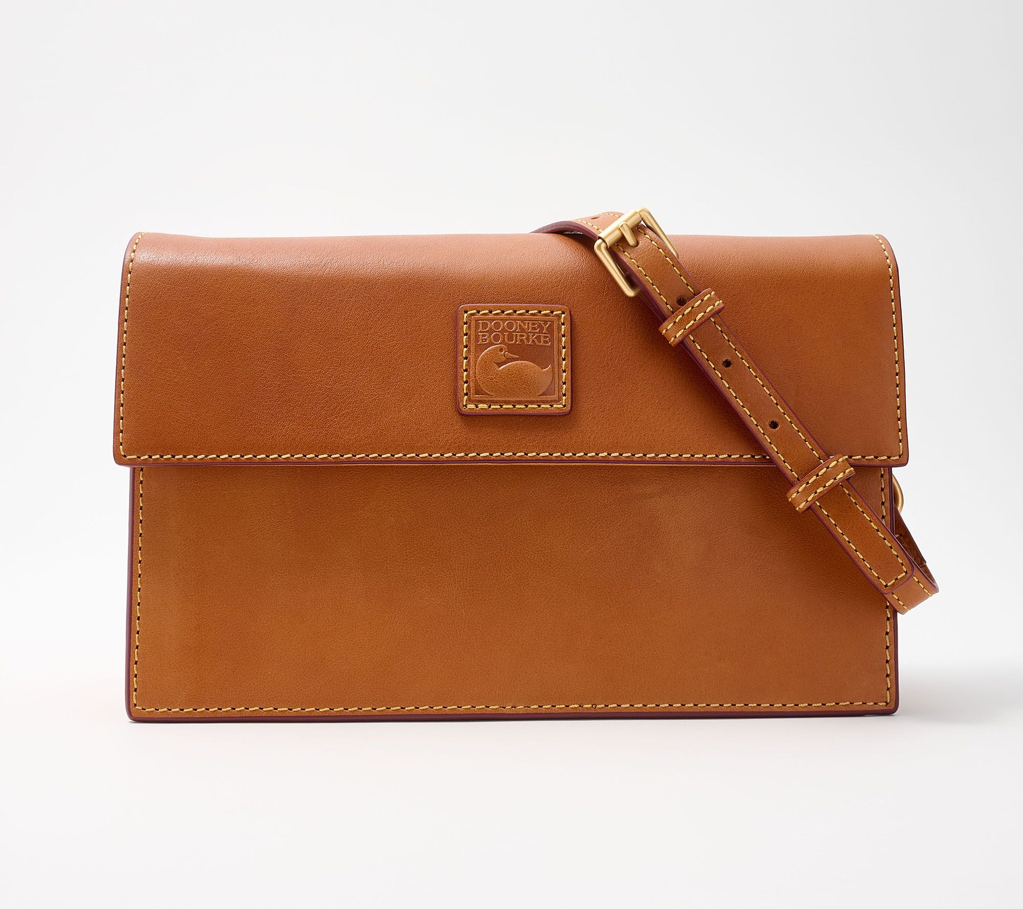  Dooney & Bourke Florentine East/West Flap Shoulder Bag