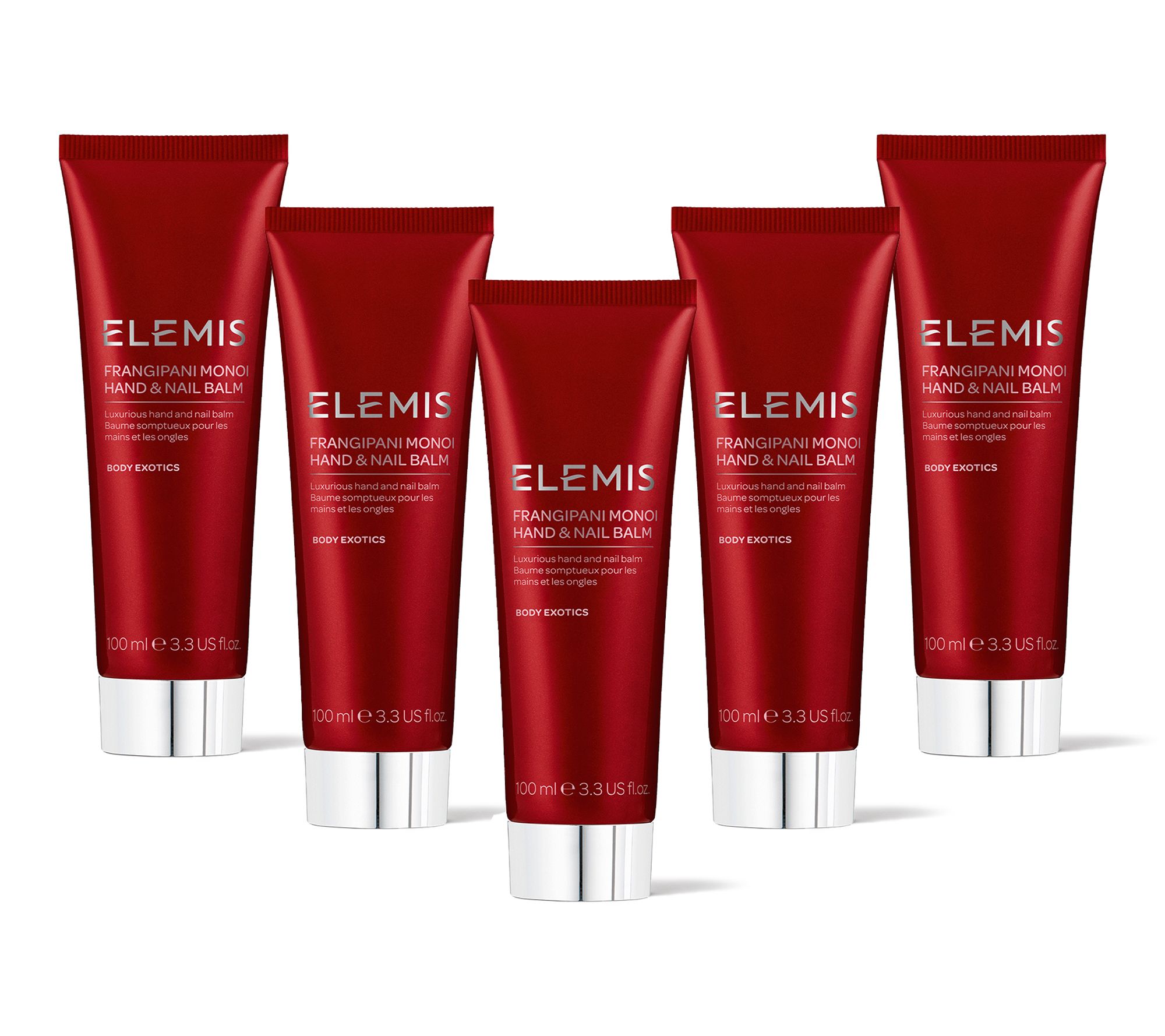 ELEMIS Frangipani Monoi Hand & Nail Balm 5 Pc Set