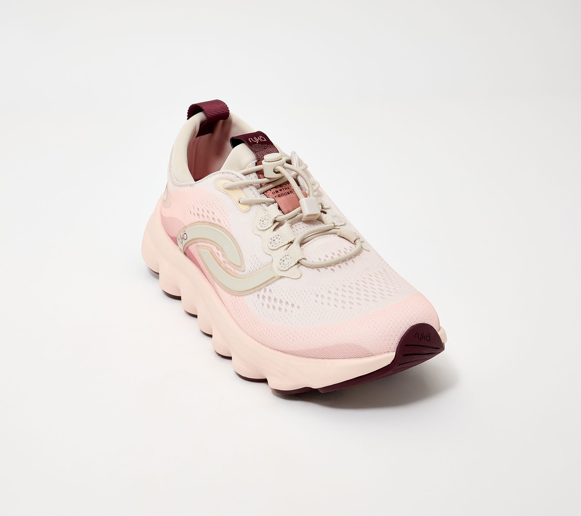 Ryka Bungee Lace Walking Sneakers - Podflow EZ