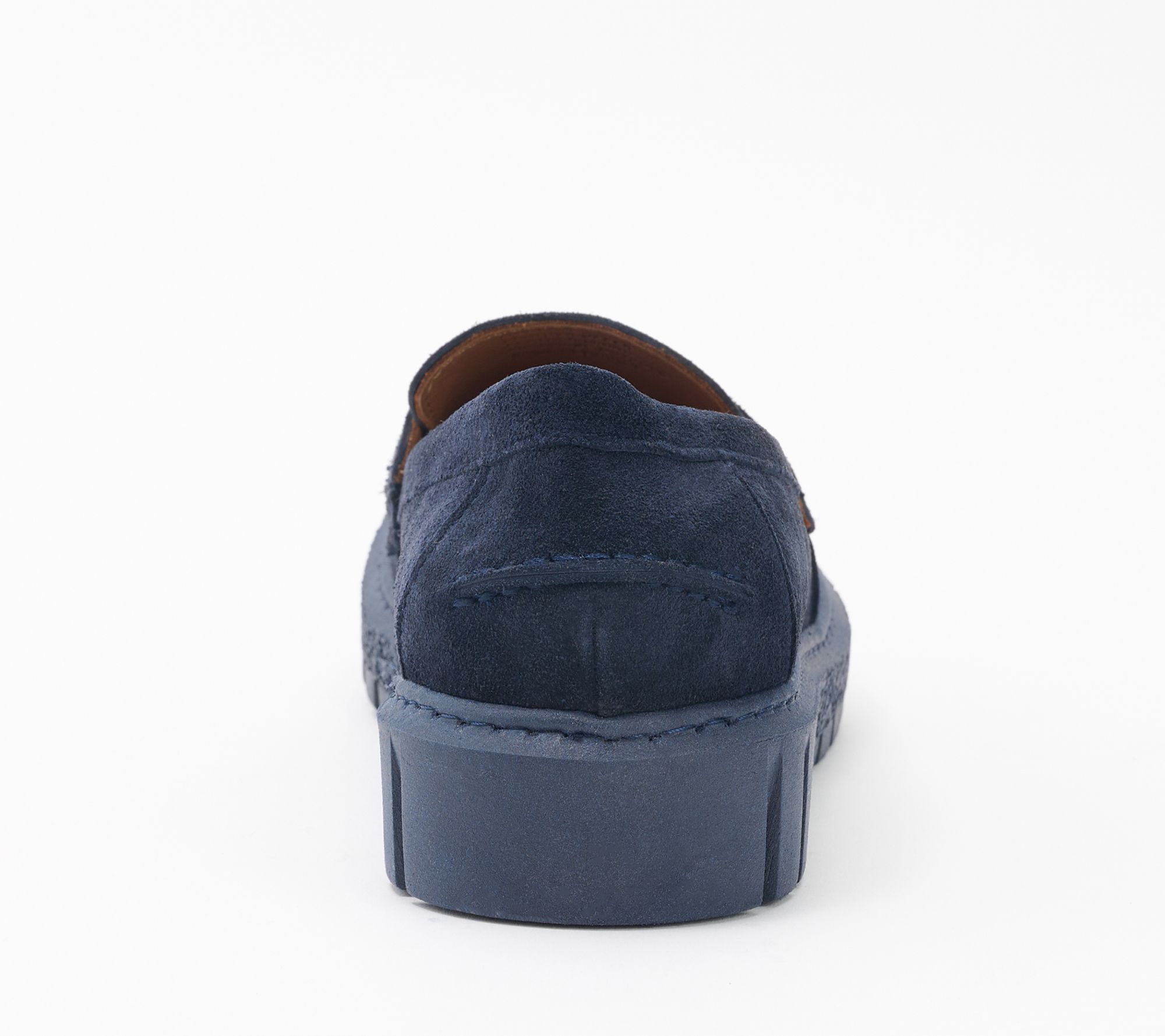 Miz Mooz Suede Lug Sole Penny Loafers - Morelia | QVC