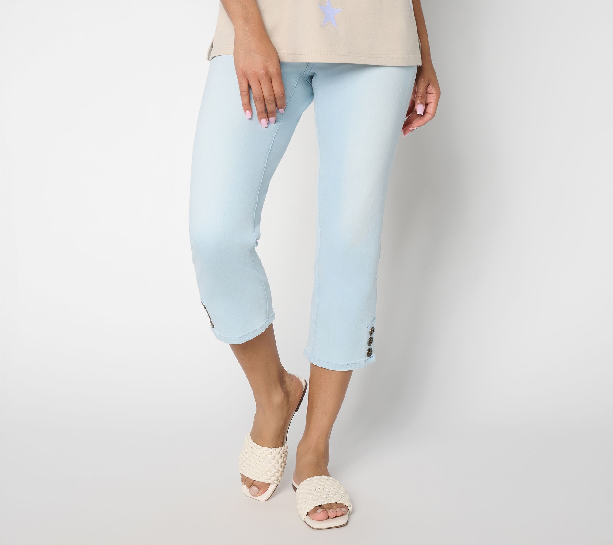 "As Is" Belle by Kim Gravel Reg Denim TripleLuxe Anchor Jean