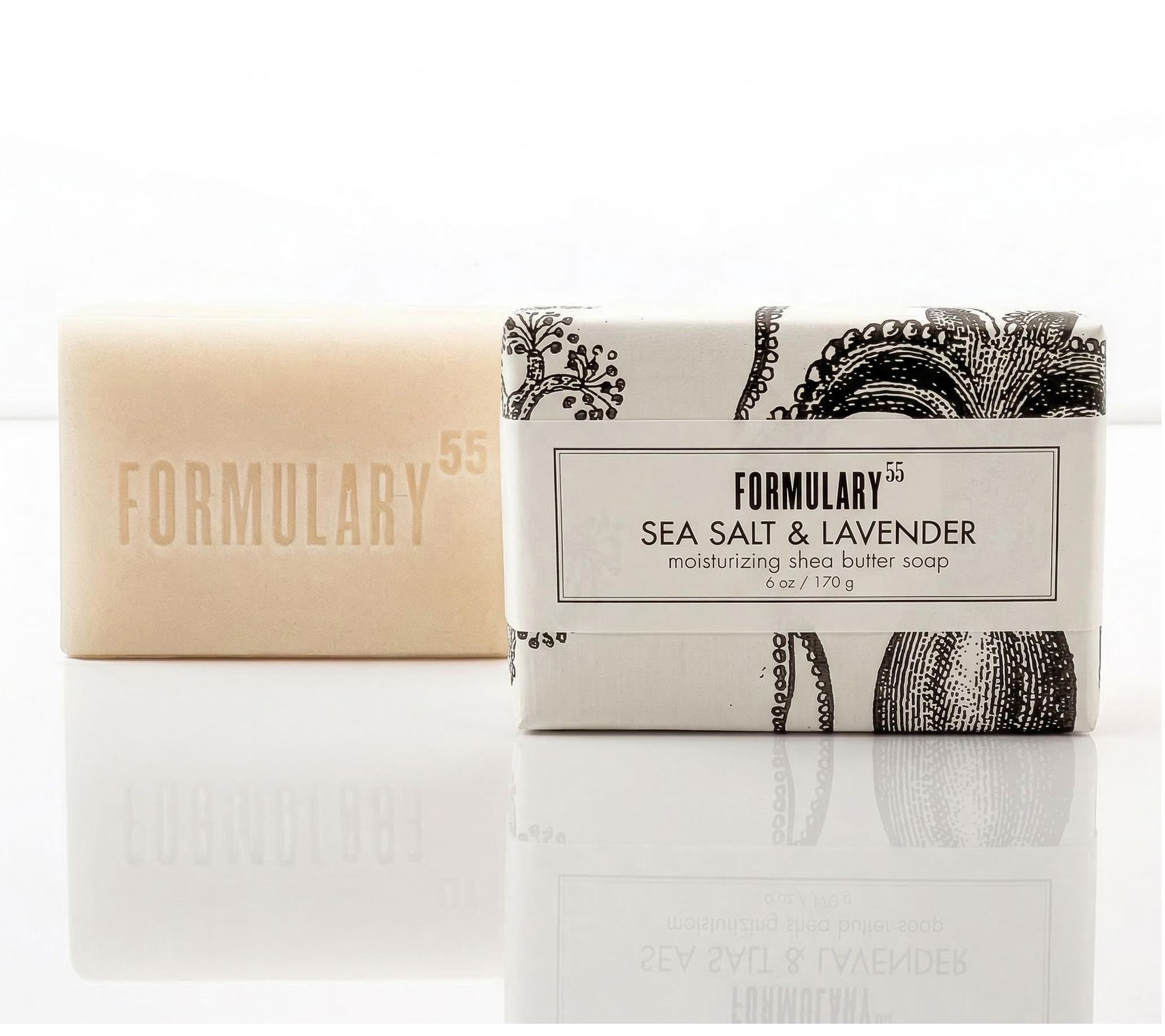 Formulary 55 Sea Salt & Lavender Shea Butter Soap