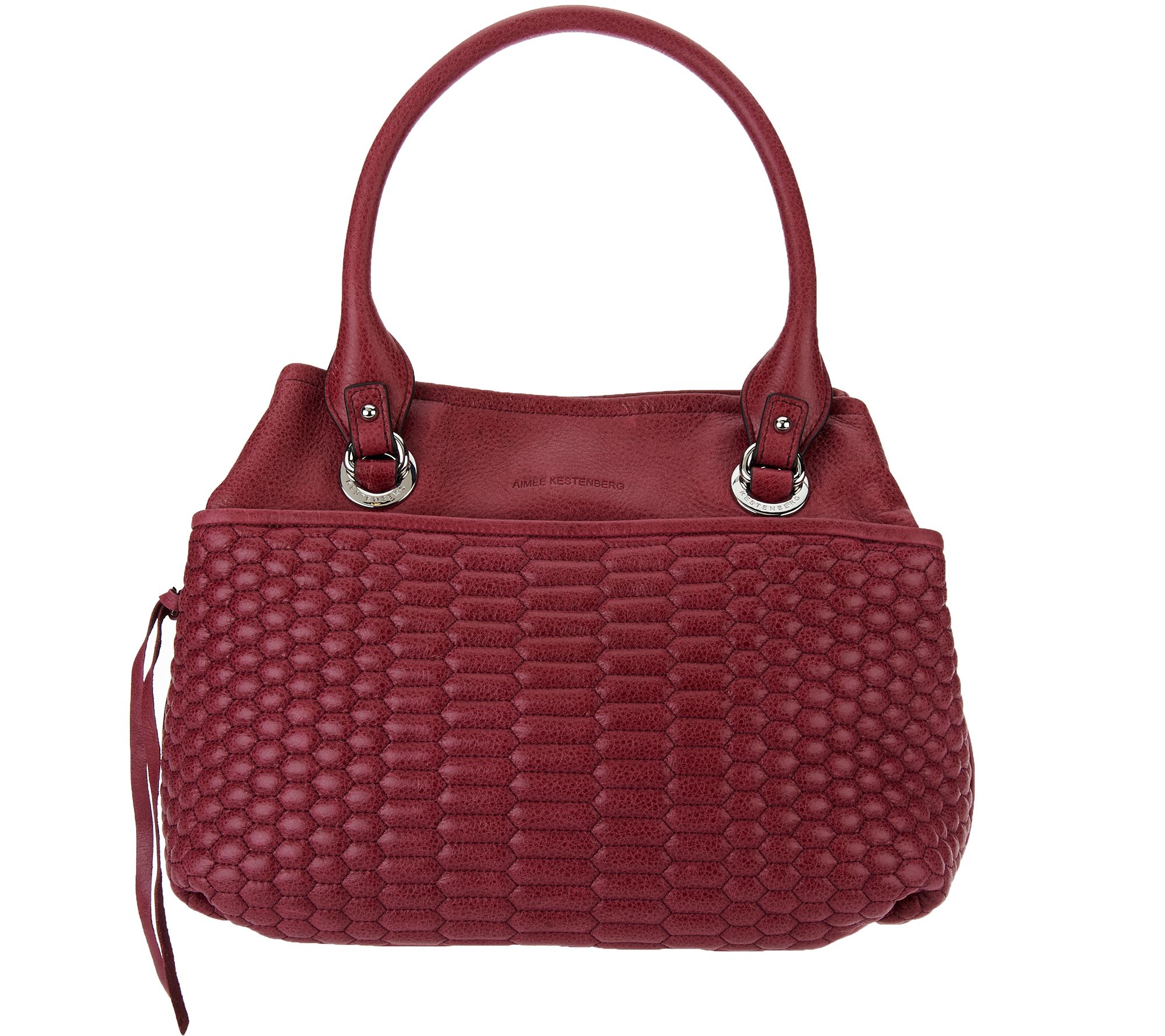 Aimee Kestenberg Quilted Vintage Leather Shopper - Kiley - Page 1 — QVC.com
