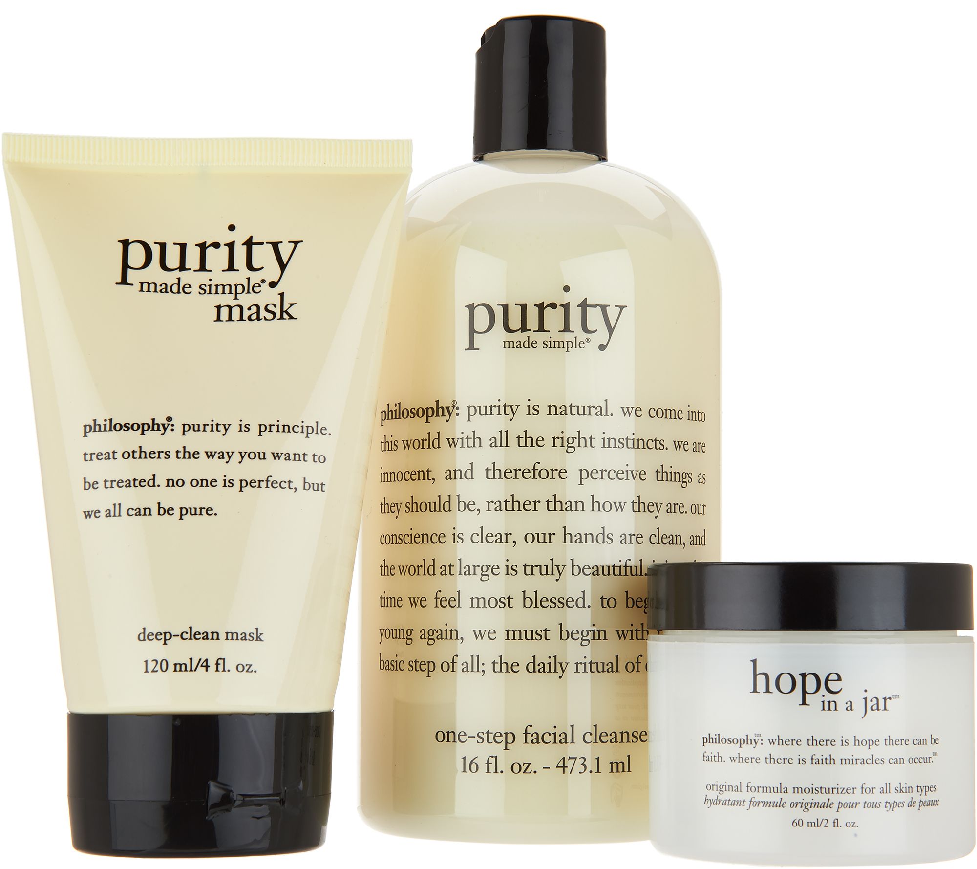philosophy classic skin saviors skincare trio