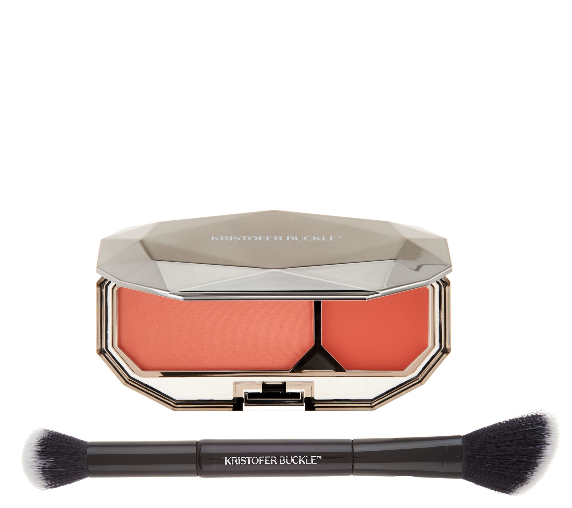 Kristofer Buckle Twin Set Cream & Powder Blush Duo - A300818